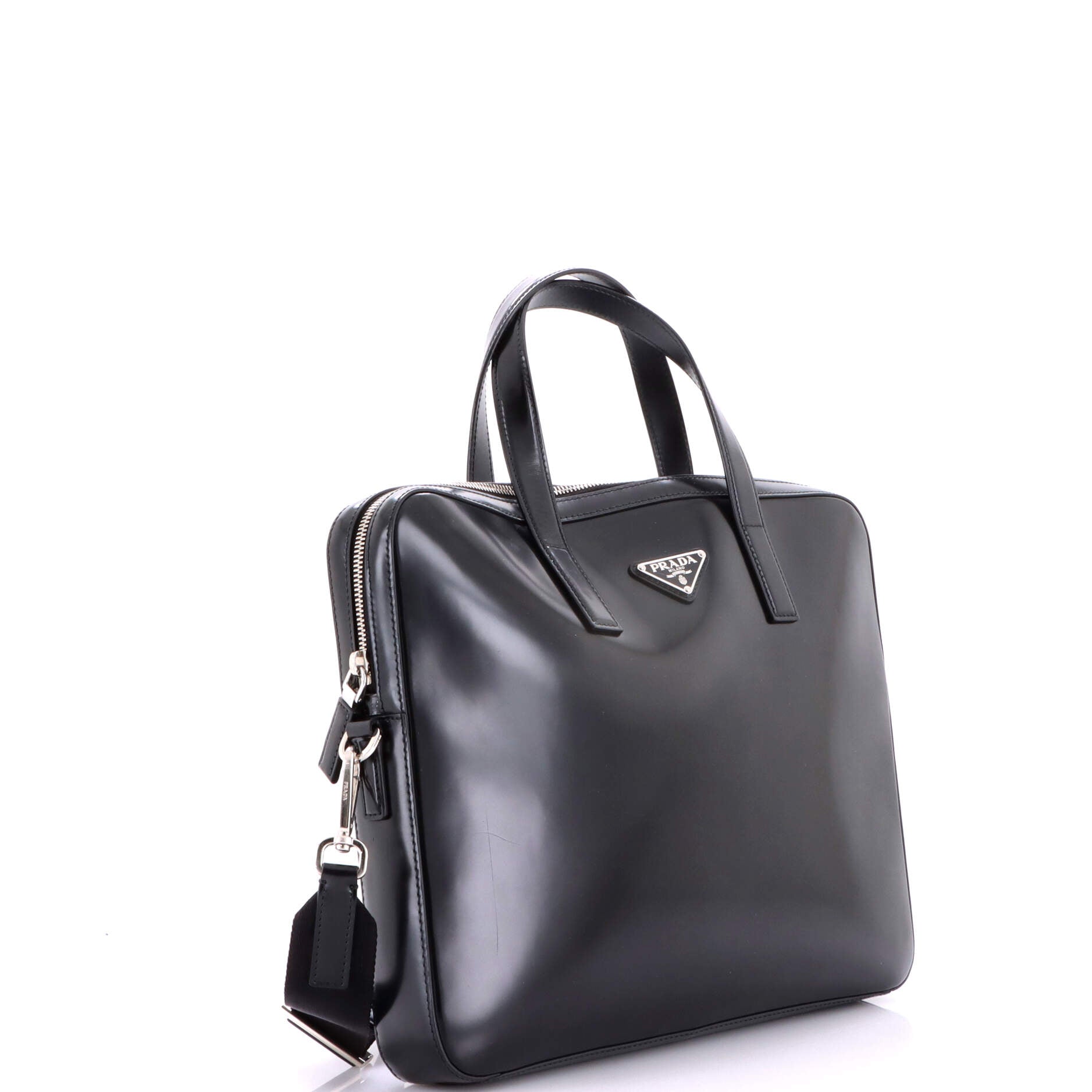Prada Convertible Zip Around Briefcase