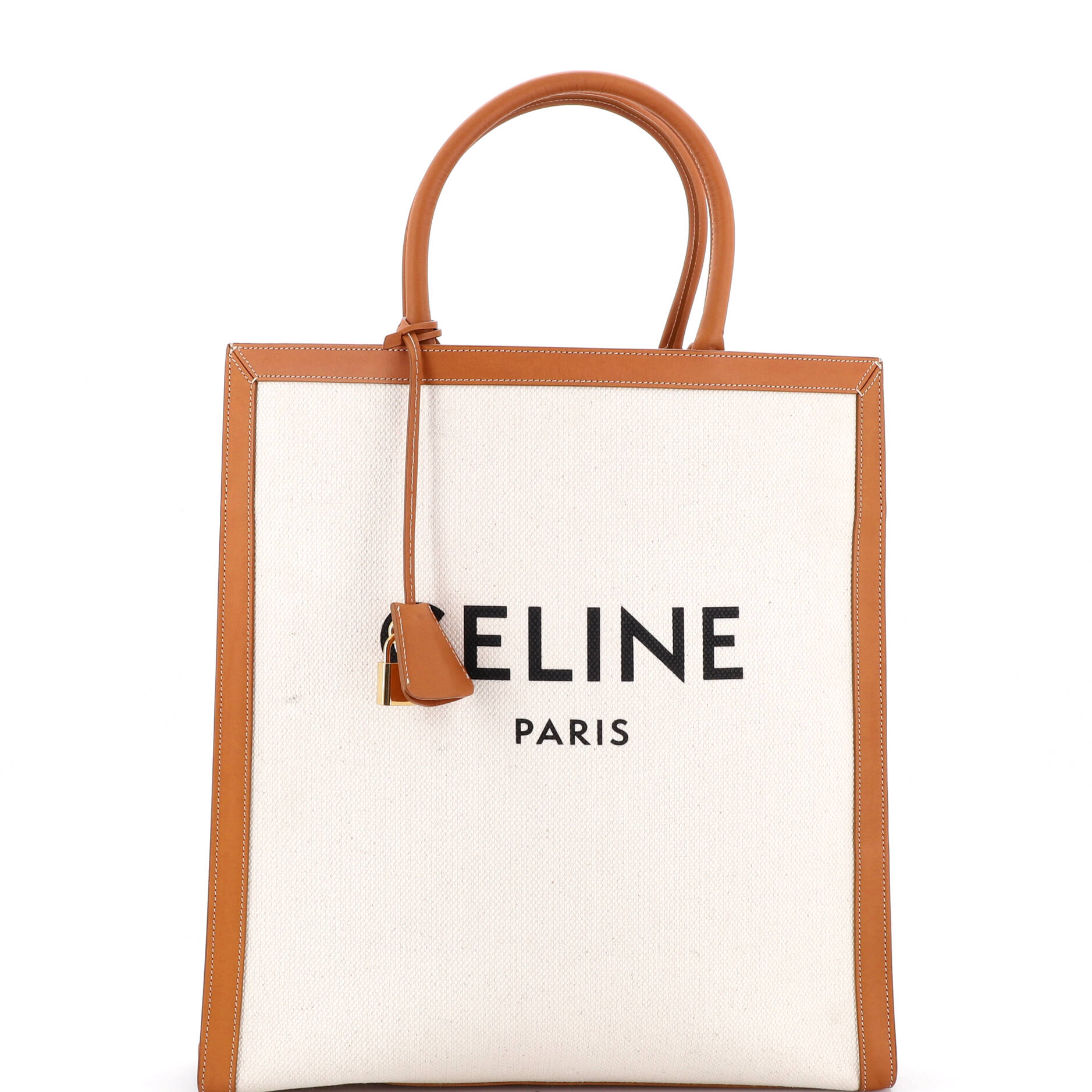 Celine Vertical Cabas Tote Canvas With