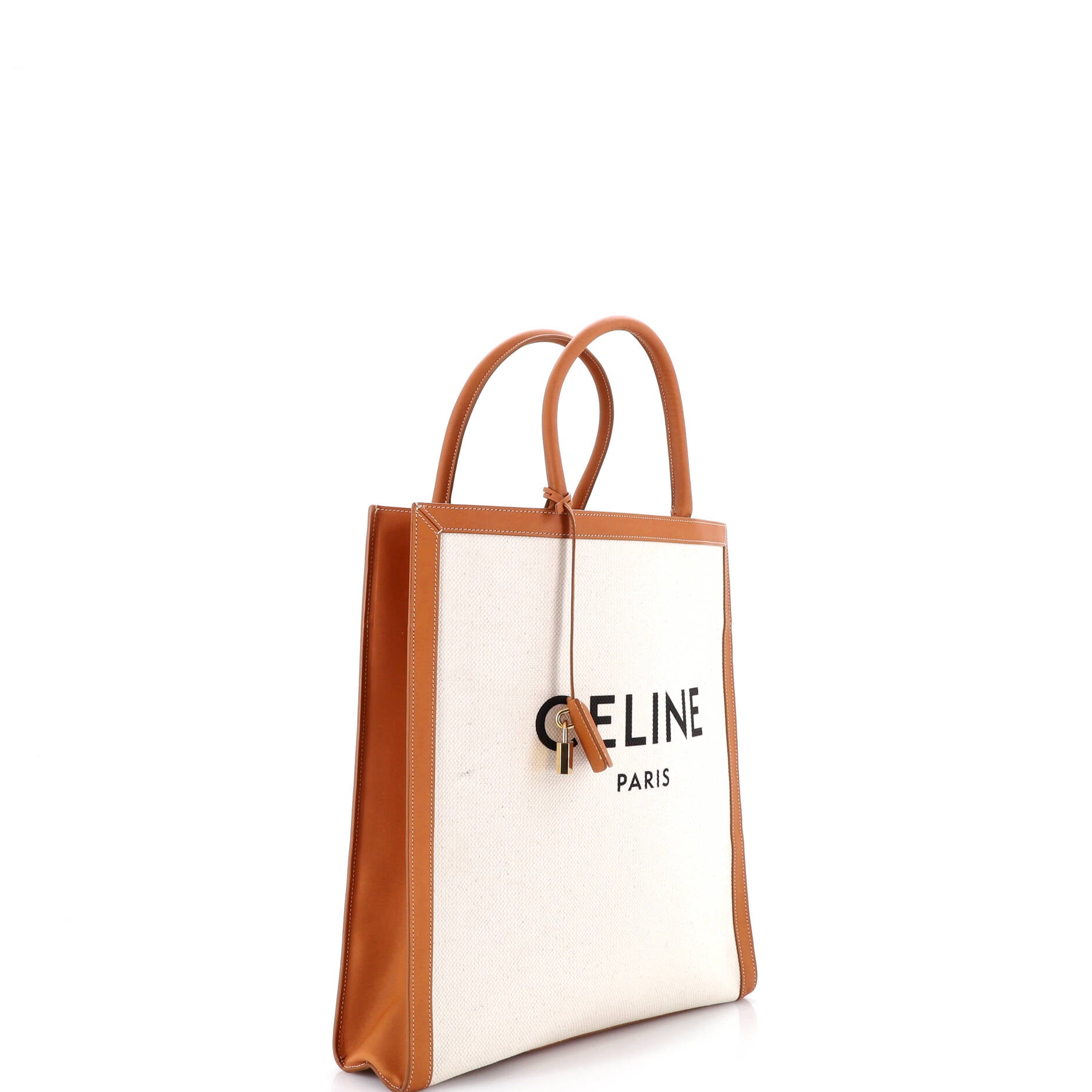 Celine Vertical Cabas Tote Canvas With