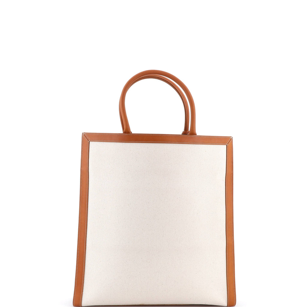 Celine Vertical Cabas Tote Canvas With