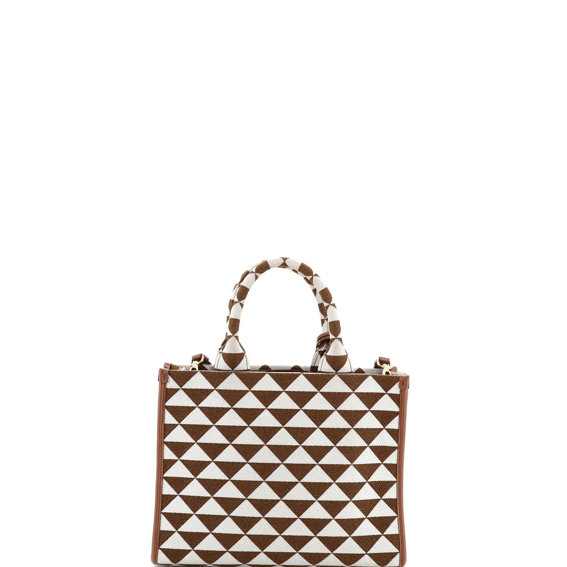 Prada Symbole Shopper Tote Jacquard