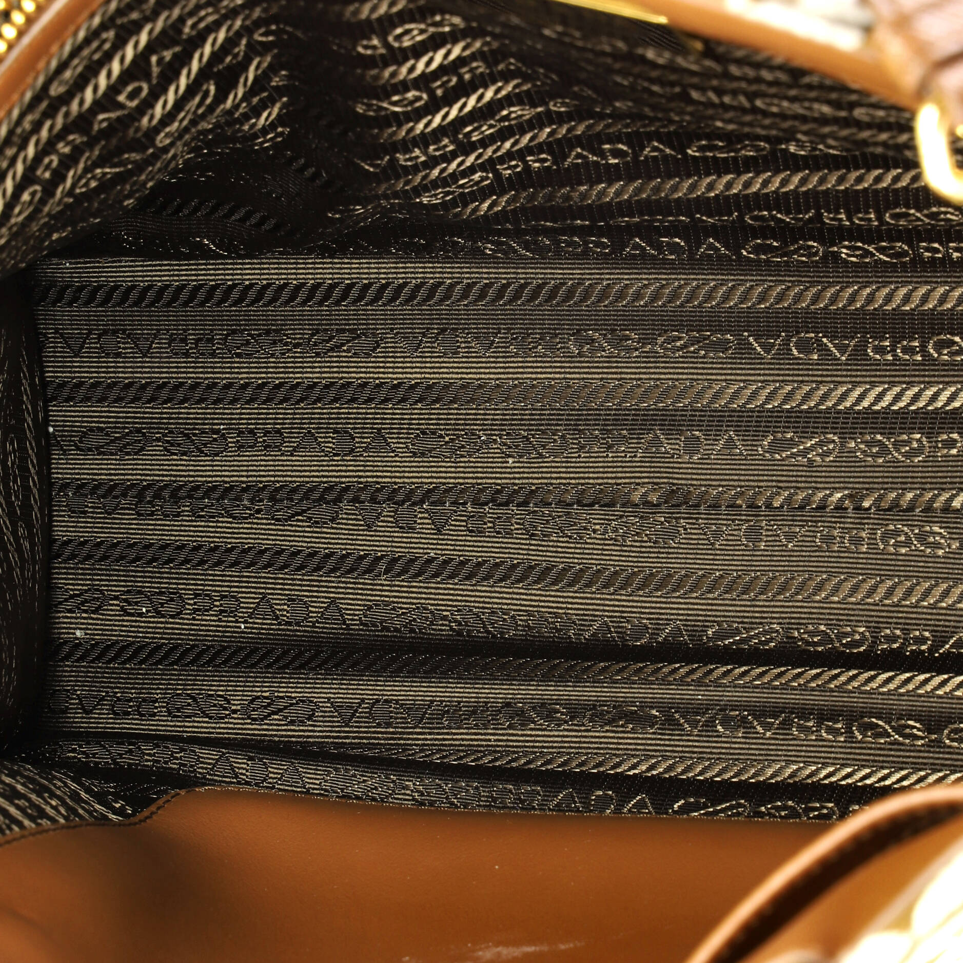 Prada Symbole Shopper Tote Jacquard