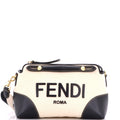 Fendi Logo By The Way Satchel Canvas And