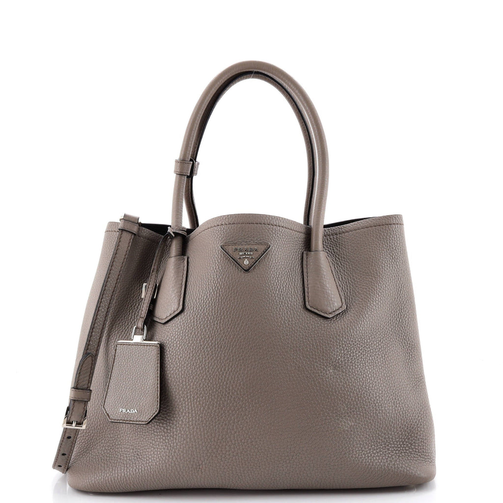 Prada Cuir Double Tote Saffiano Leather