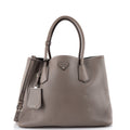 Prada Cuir Double Tote Saffiano Leather