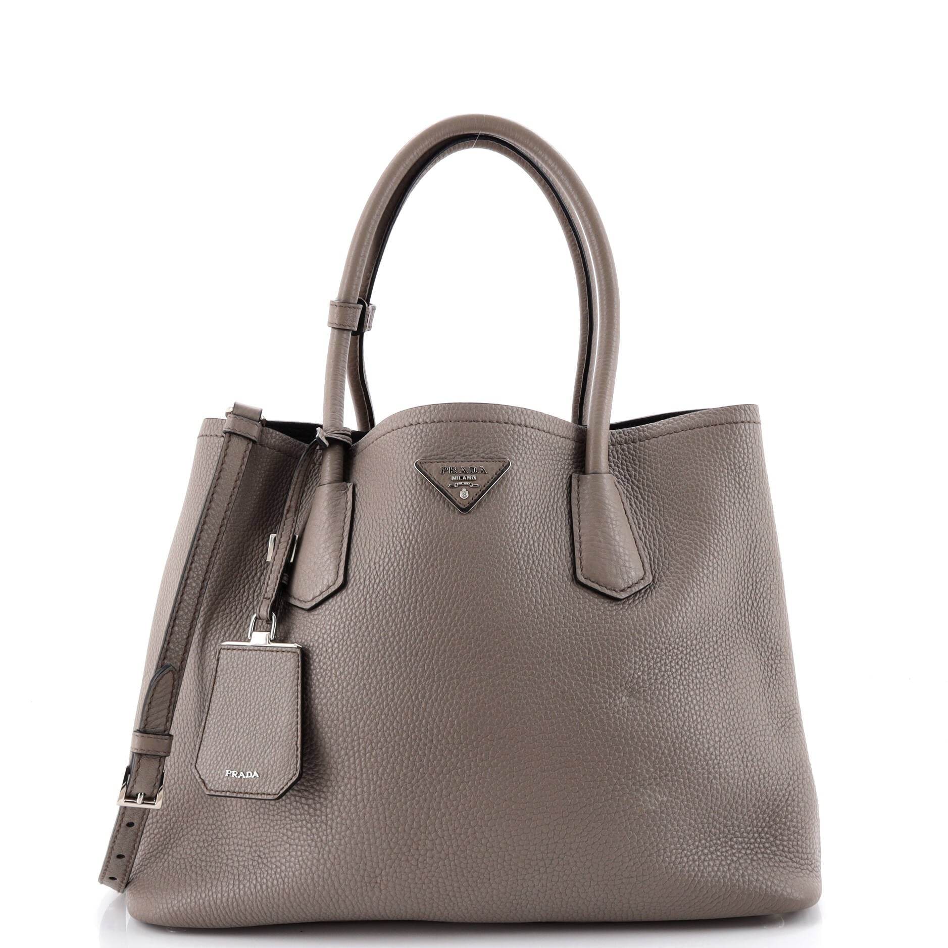 Prada Cuir Double Tote Saffiano Leather