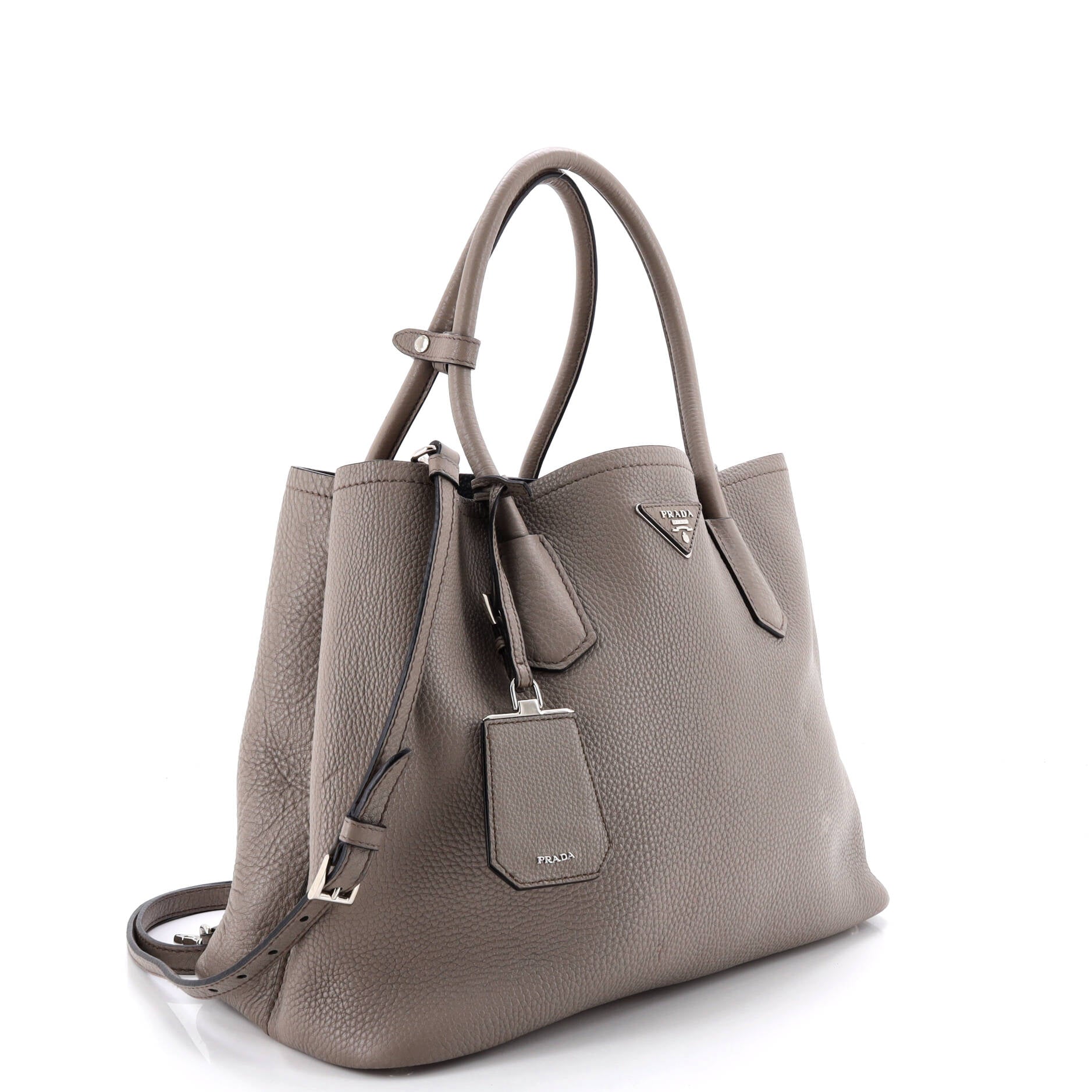 Prada Cuir Double Tote Saffiano Leather
