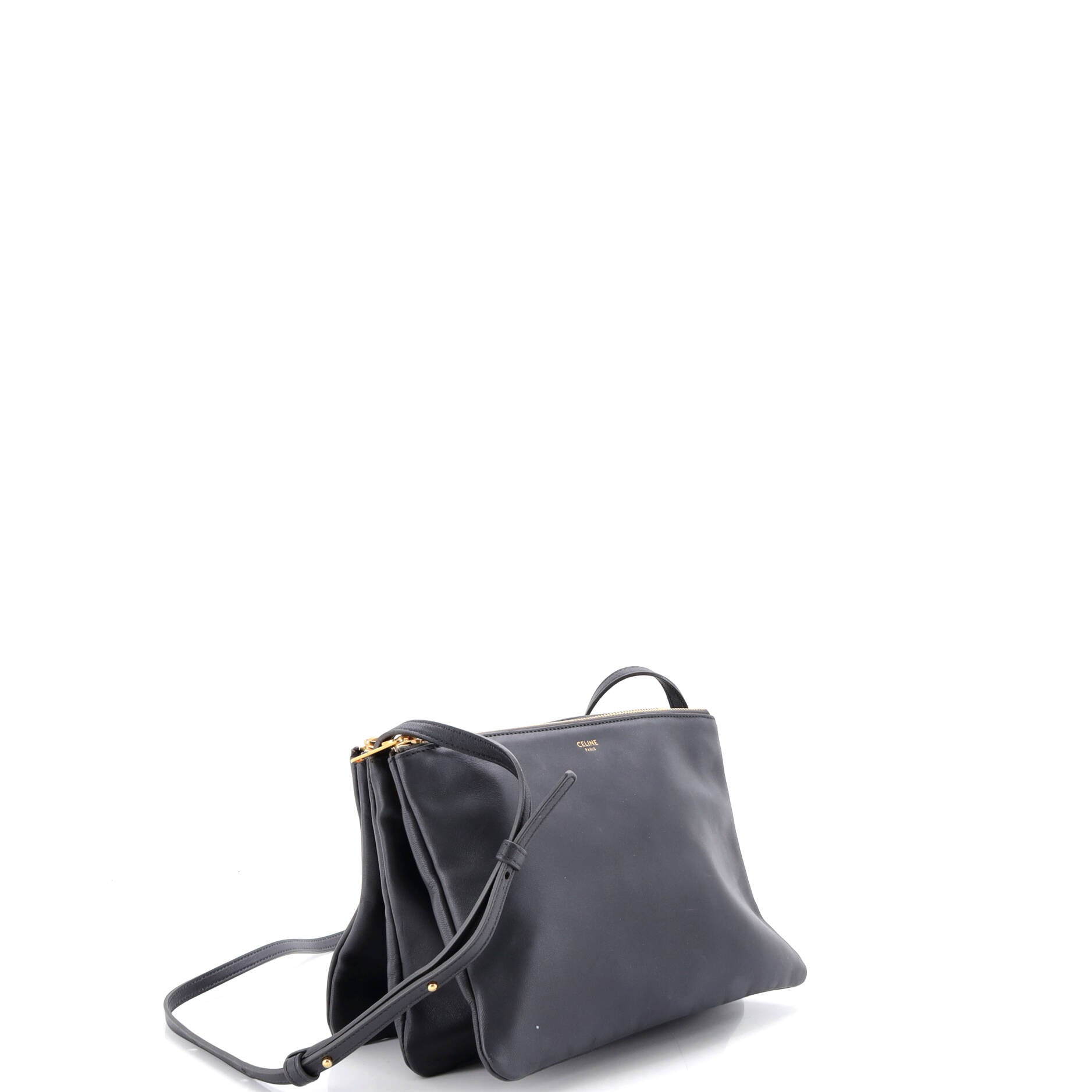 Celine Trio Crossbody Bag Leather Large