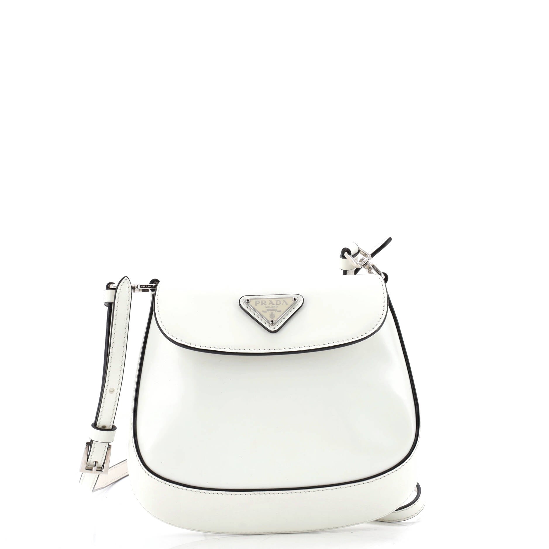 Prada Cleo Flap Shoulder Bag Spazzolato