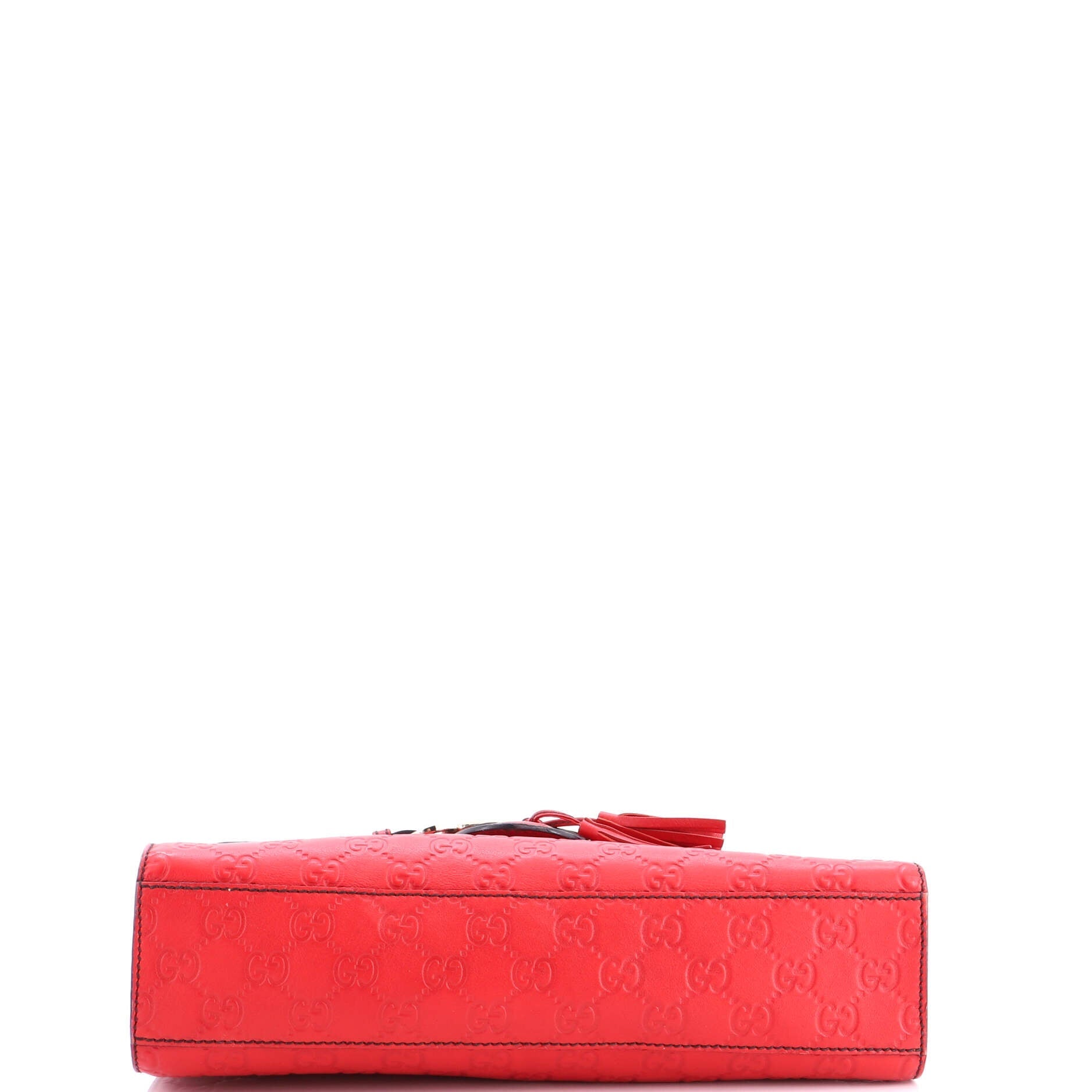 Emily Chain Flap Bag Guccissima Leather