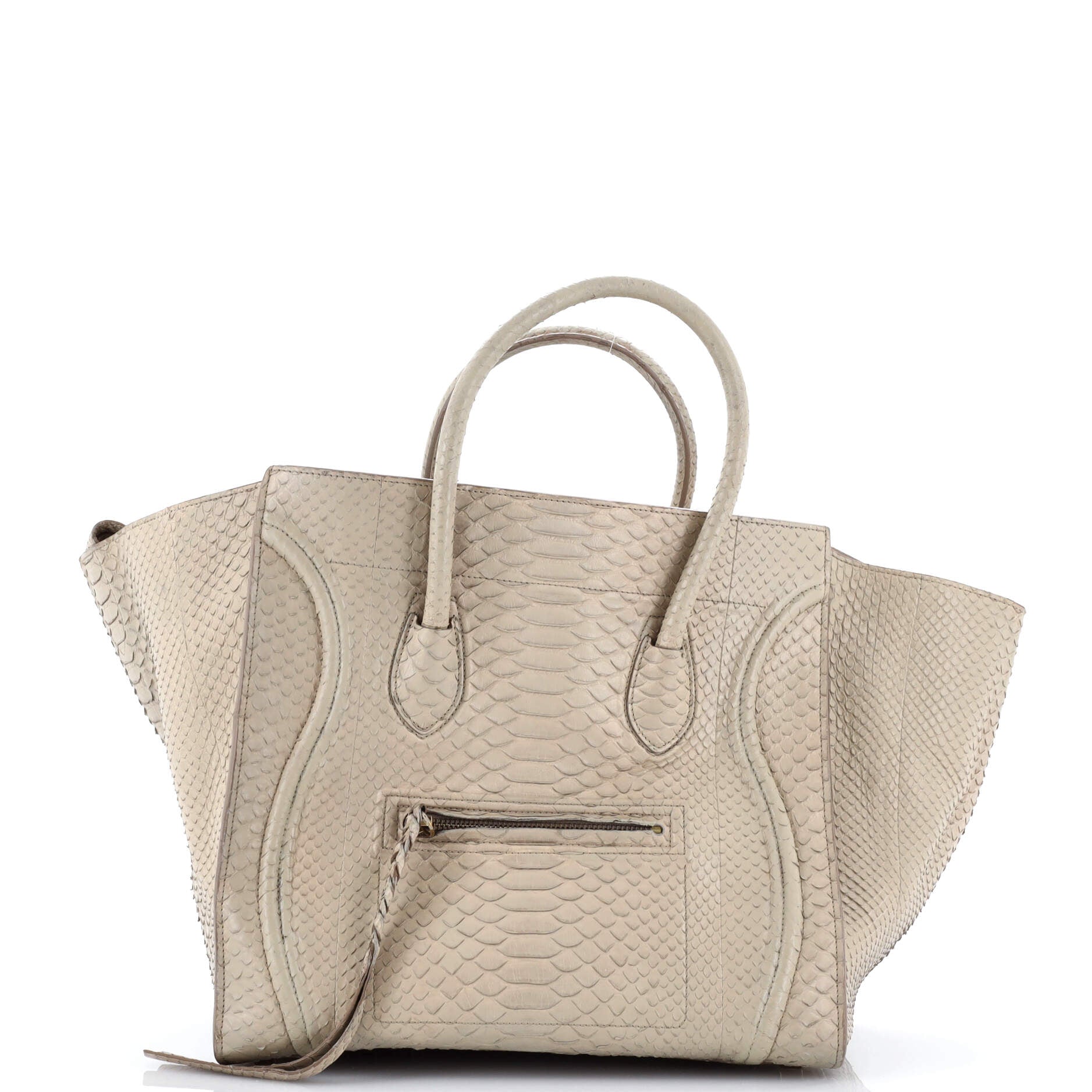 Celine Luggage Bag Python Mini
