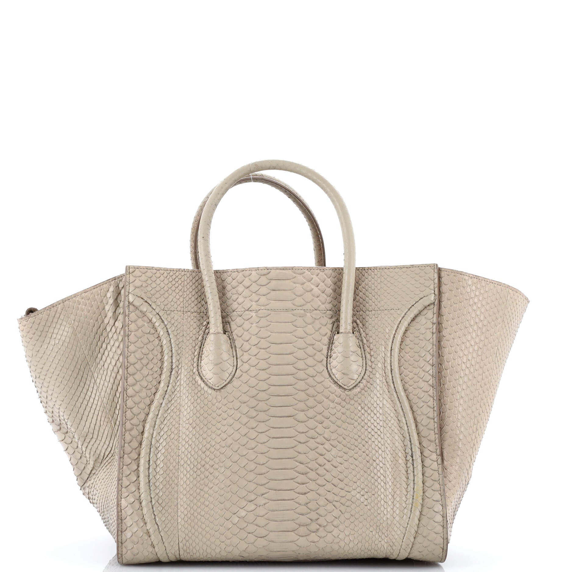 Celine Luggage Bag Python Mini