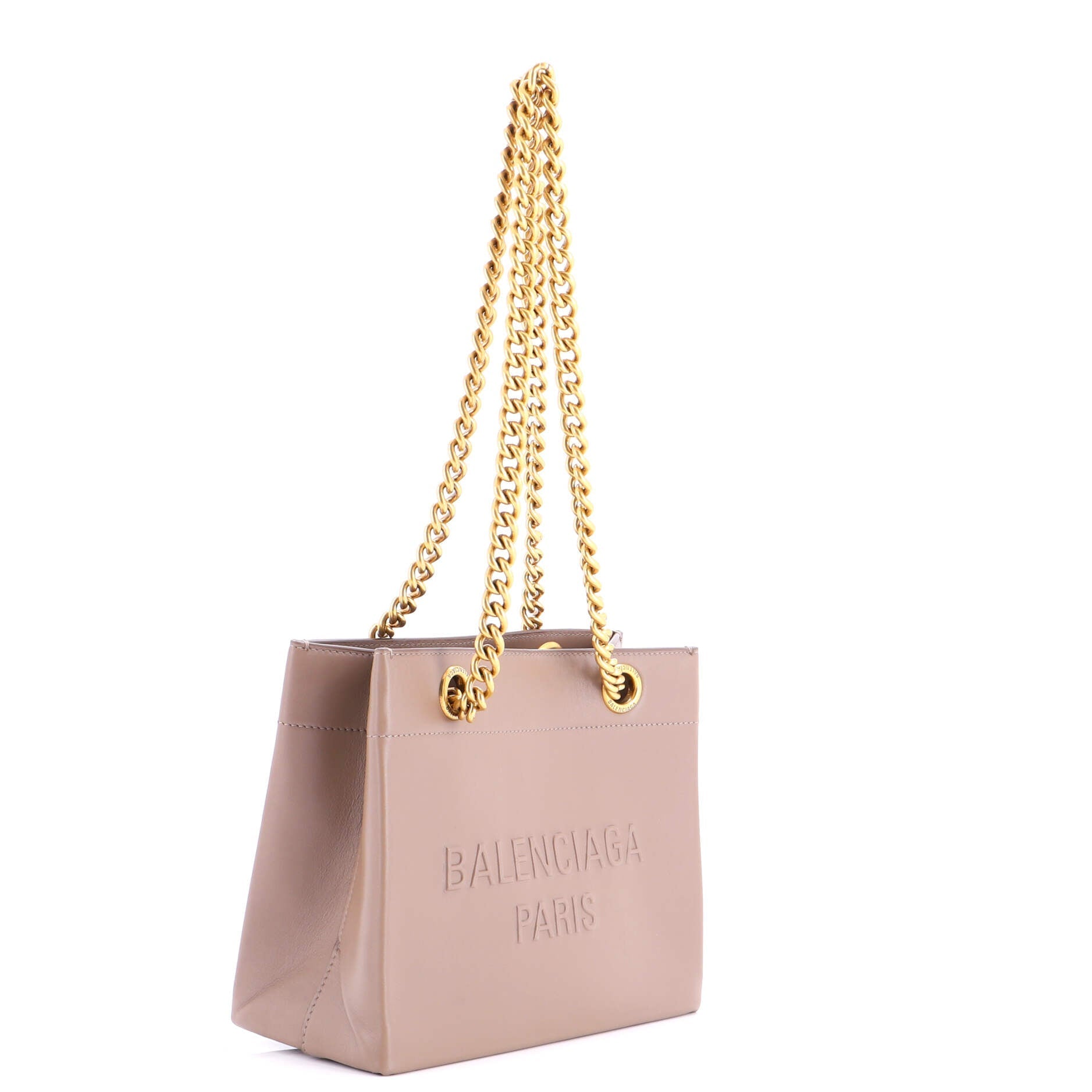 Balenciaga Duty Free Chain Tote Leather