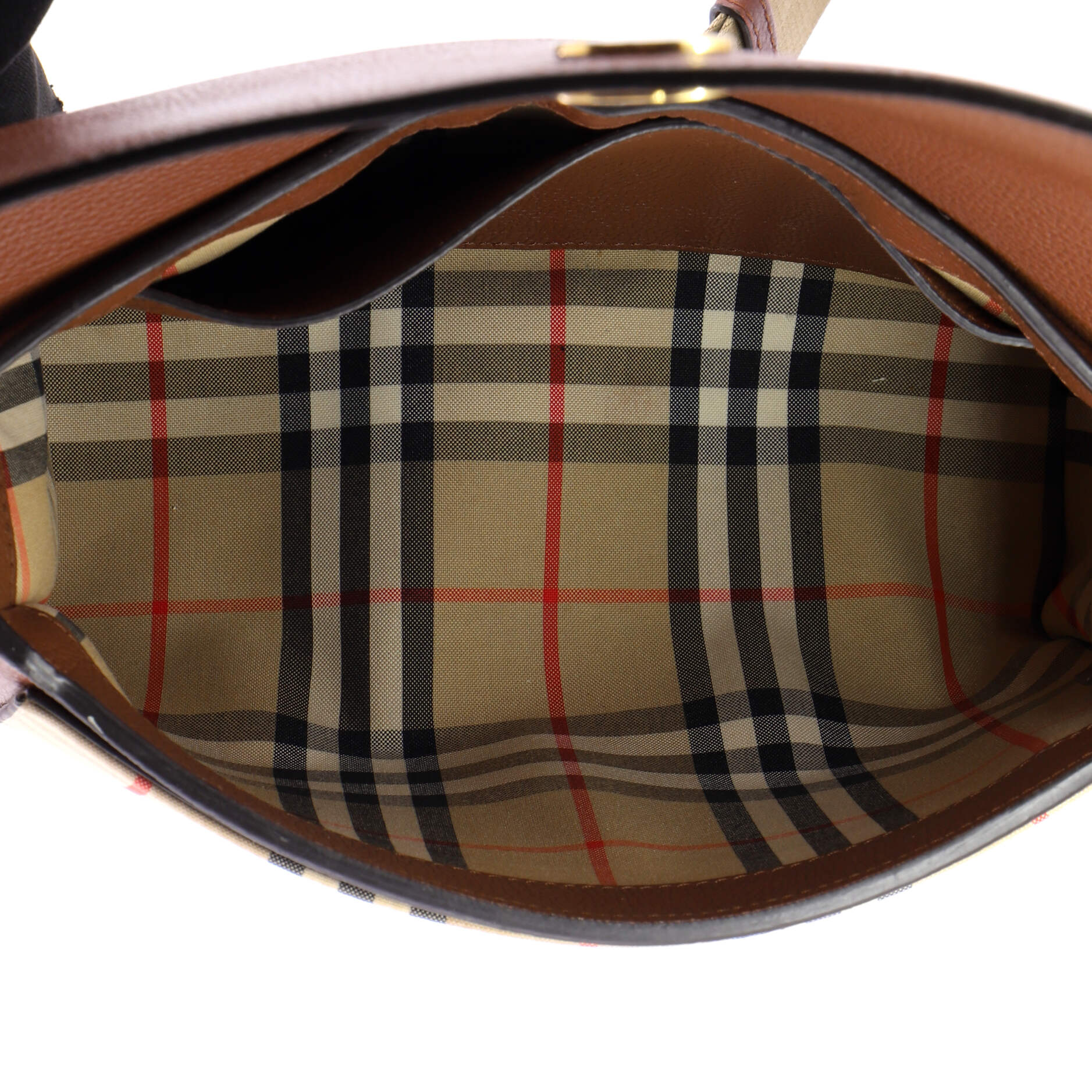 Burberry Note Crossbody Bag Leather With
