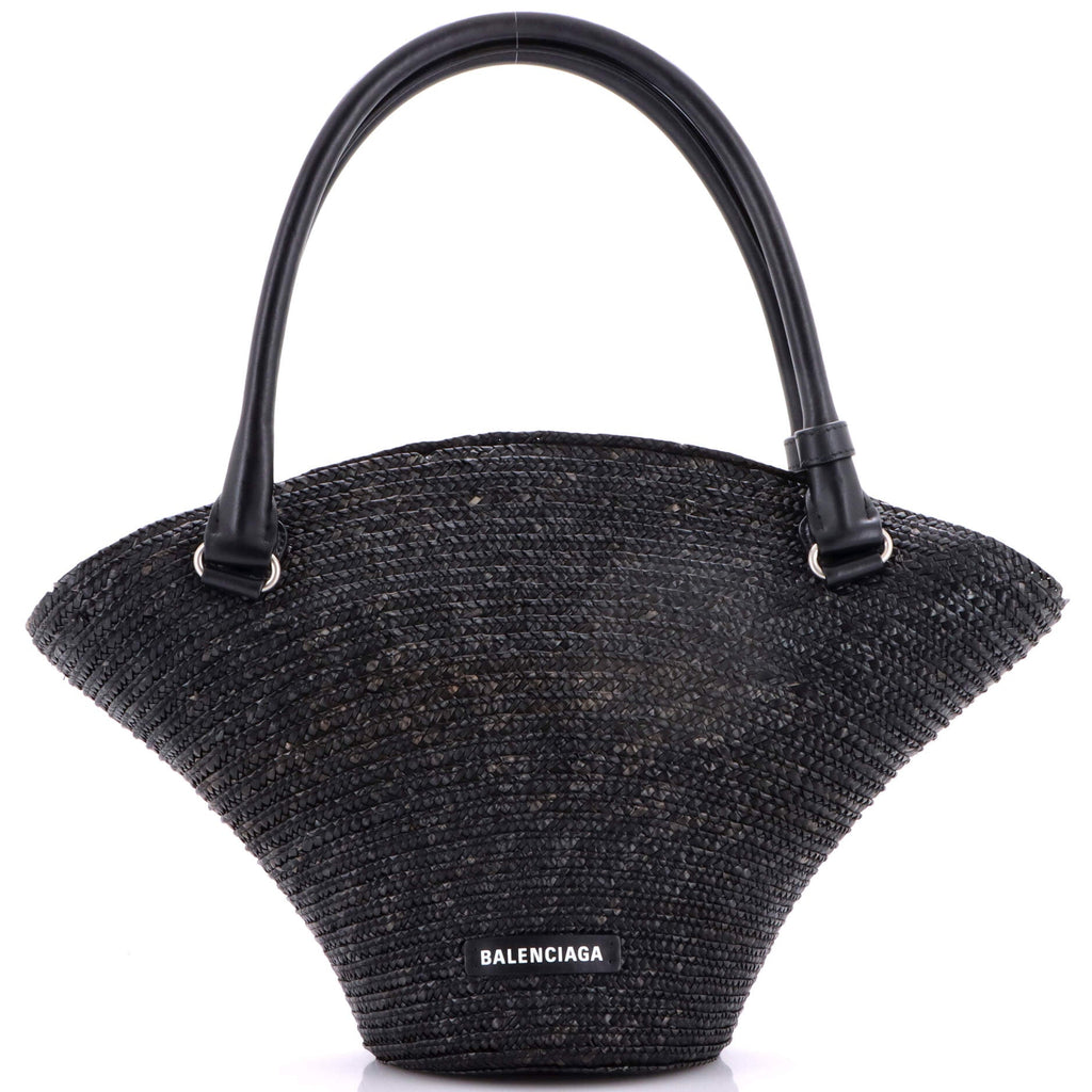 Balenciaga Beach Tote Bag Raffia Medium