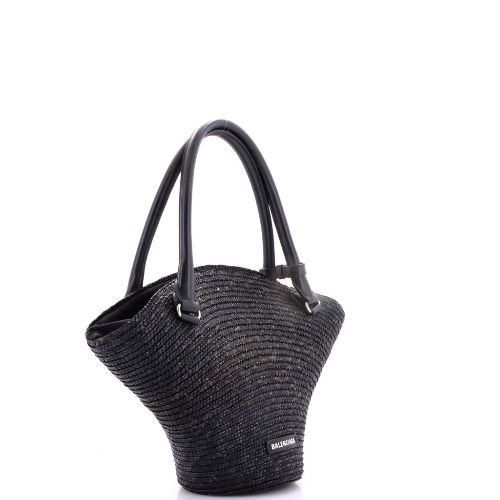 Balenciaga Beach Tote Bag Raffia Medium