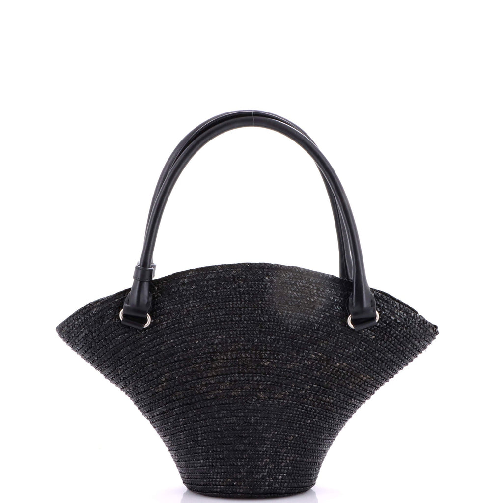 Balenciaga Beach Tote Bag Raffia Medium