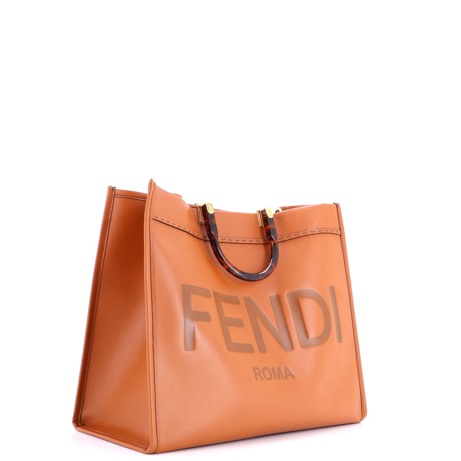 Fendi Sunshine Shopper Tote Leather