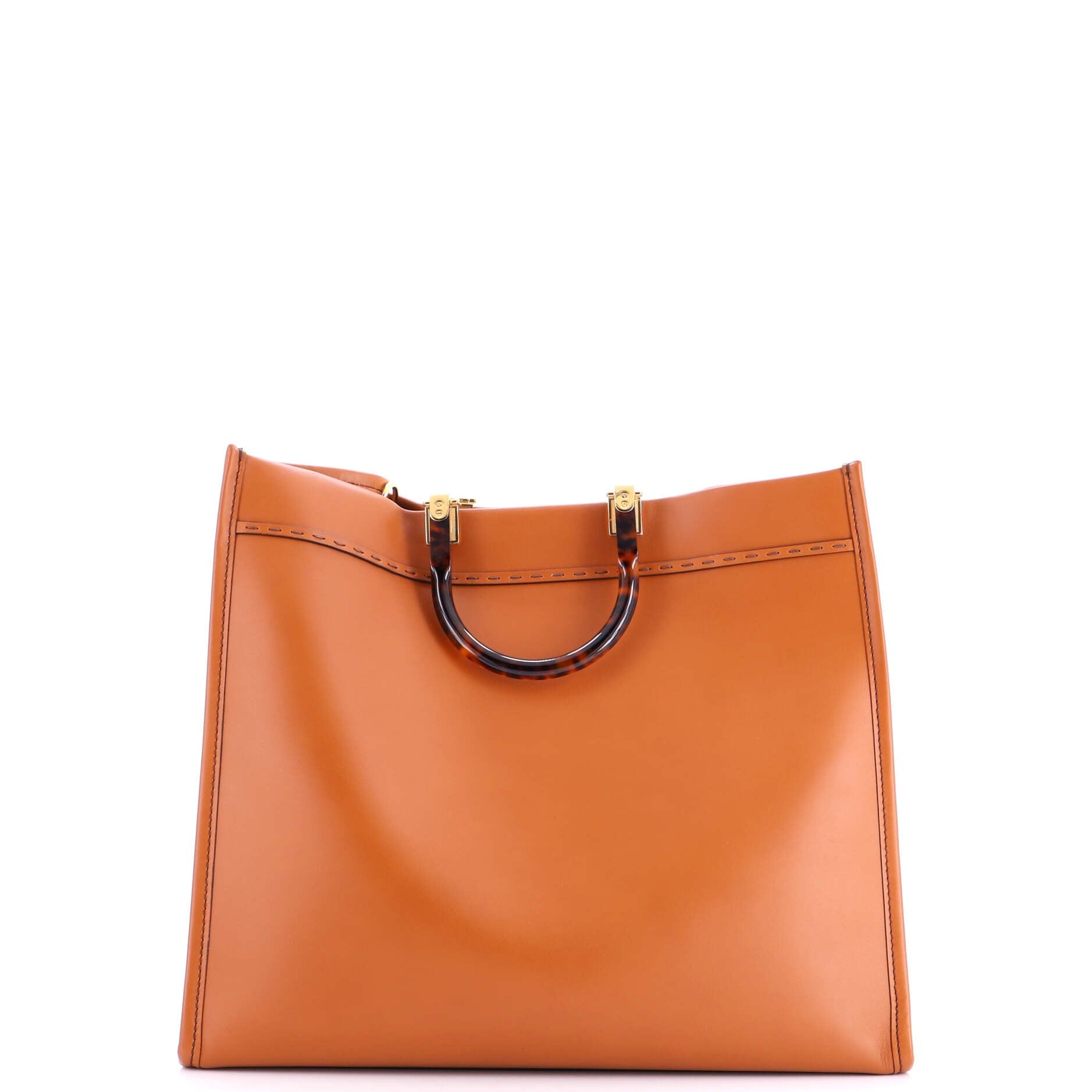 Fendi Sunshine Shopper Tote Leather