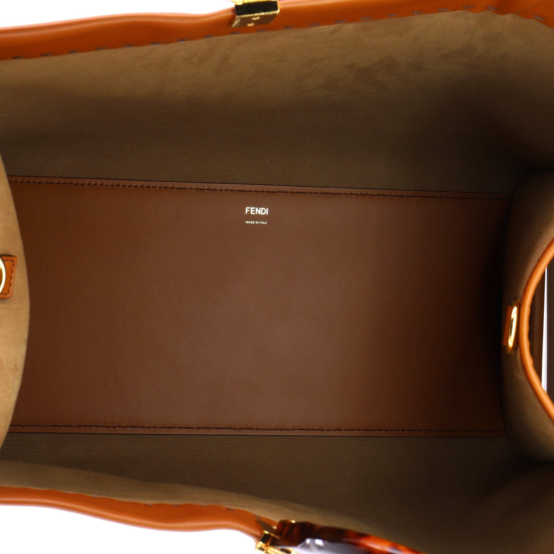 Fendi Sunshine Shopper Tote Leather