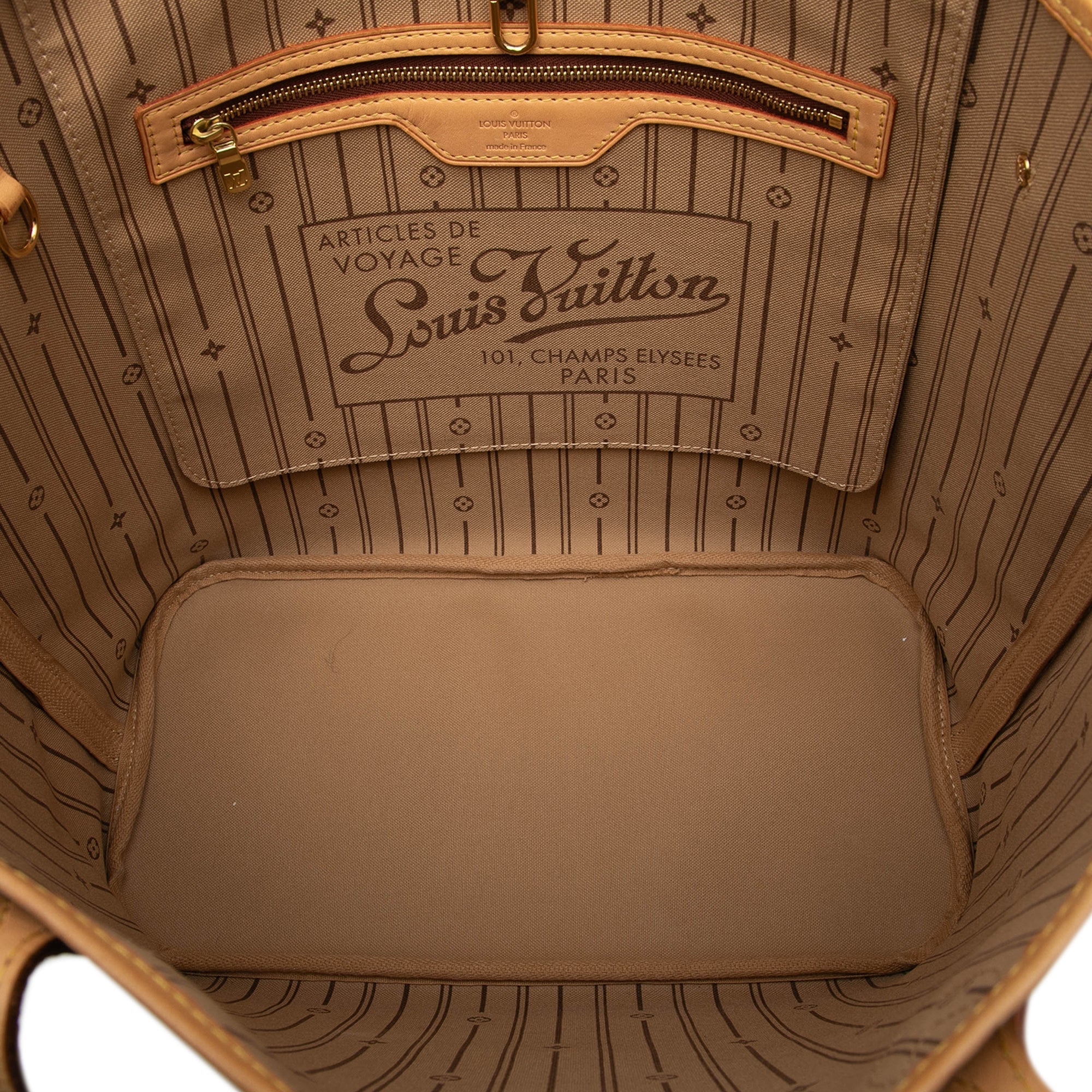Louis Vuitton Neverfull Tote Canvas Mm