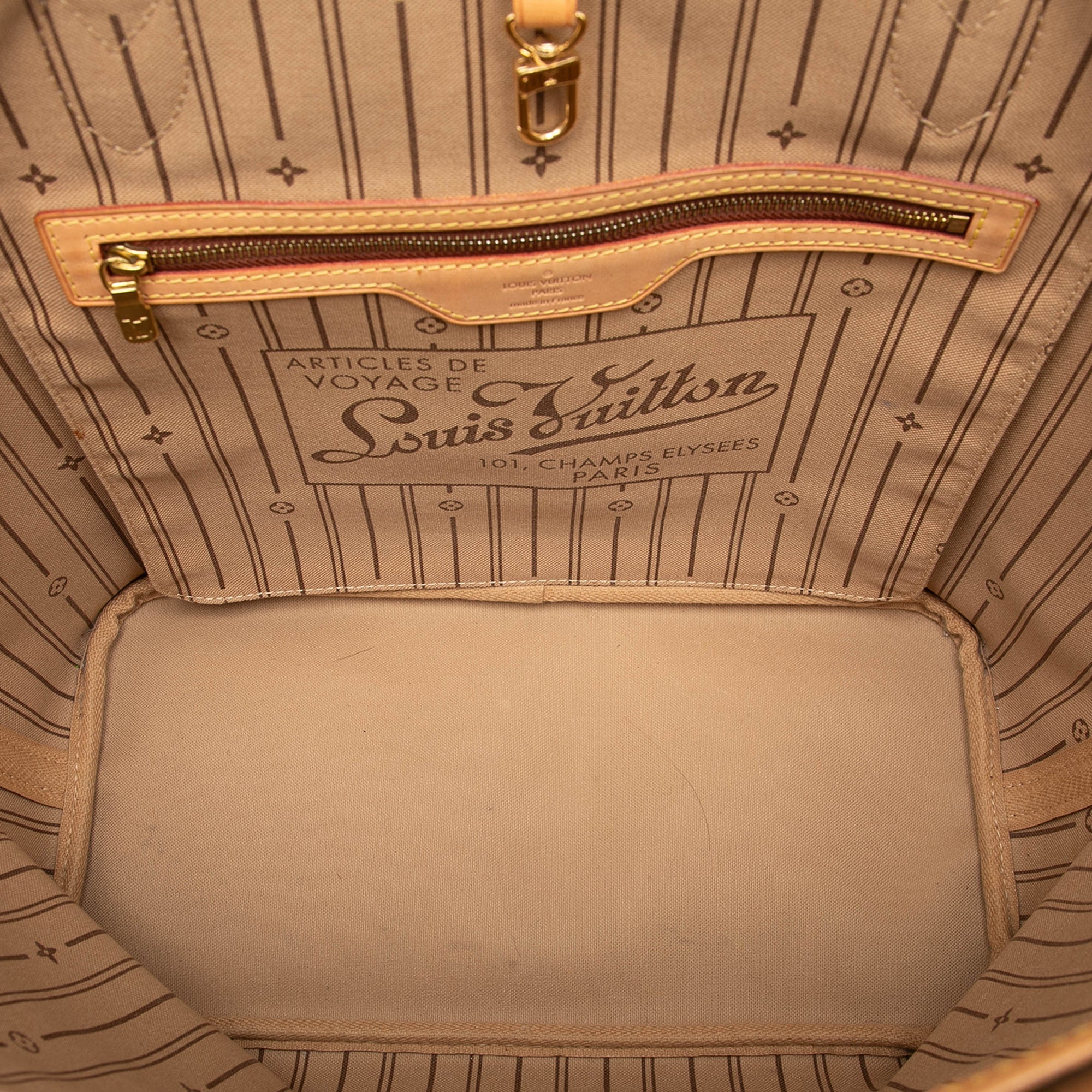 Louis Vuitton Neverfull Tote Canvas Mm
