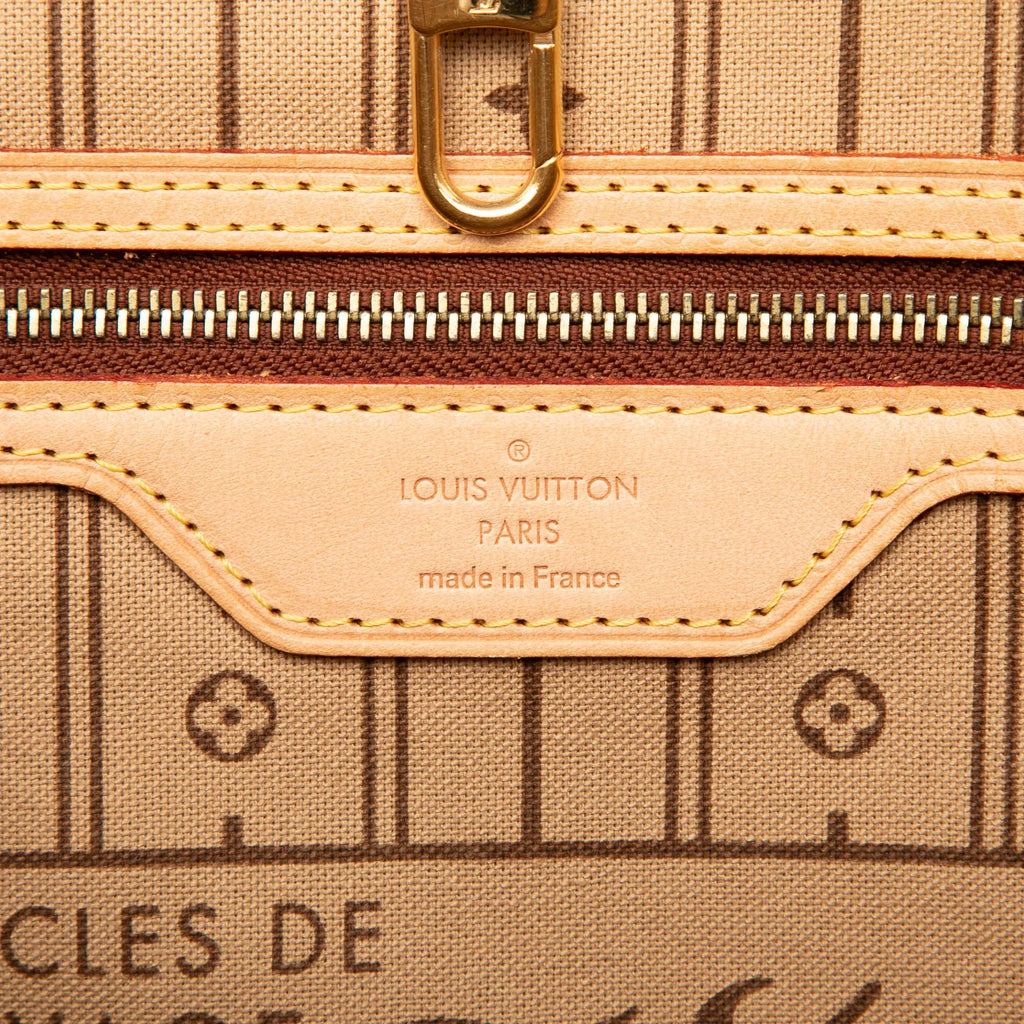 Louis Vuitton Neverfull Tote Canvas Mm