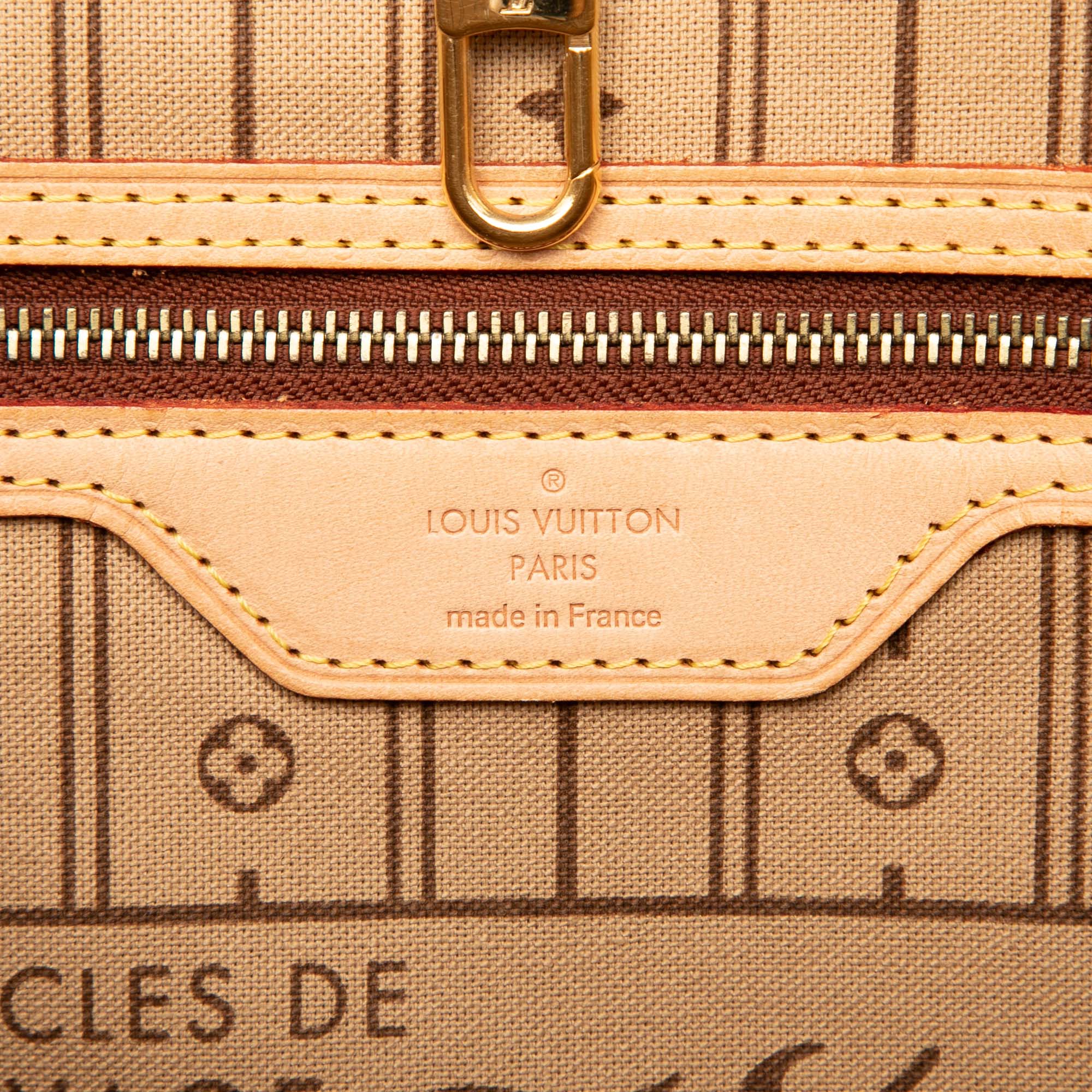 Louis Vuitton Neverfull Tote Canvas Mm