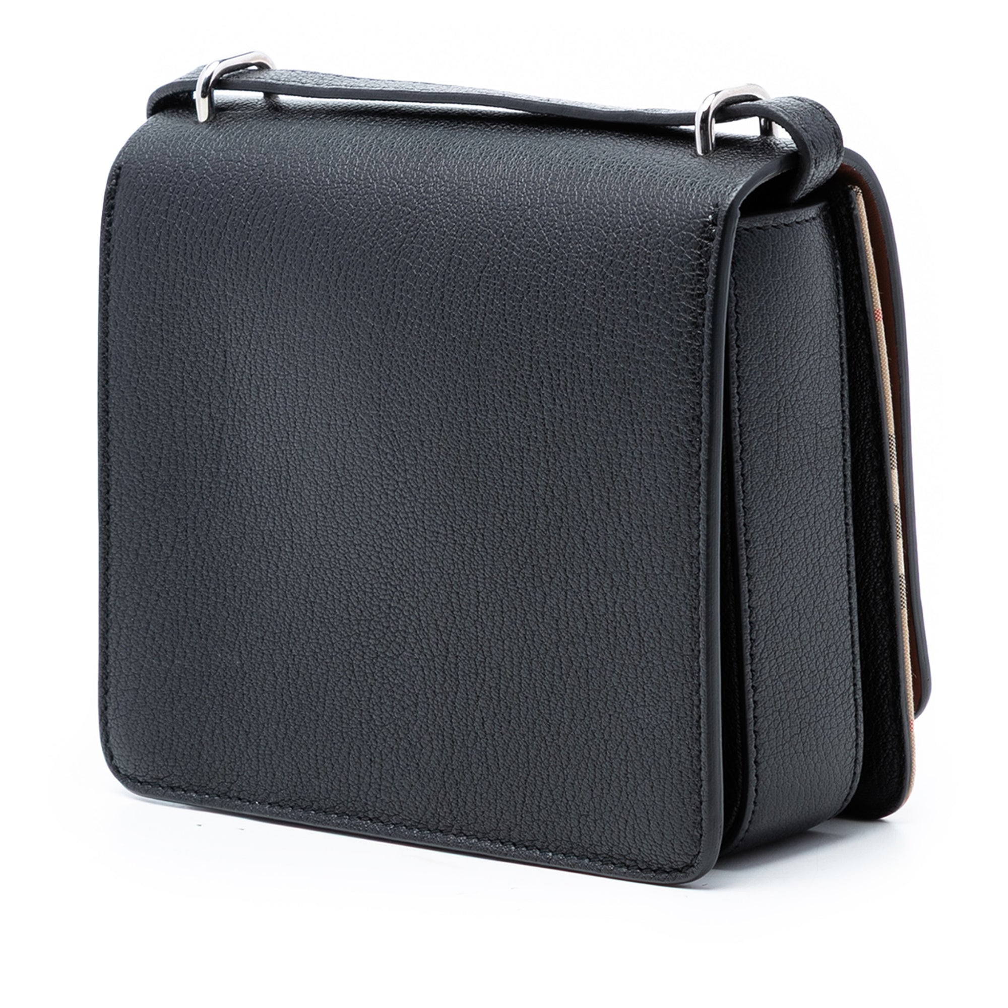 Burberry D-Ring Shoulder Bag Leather