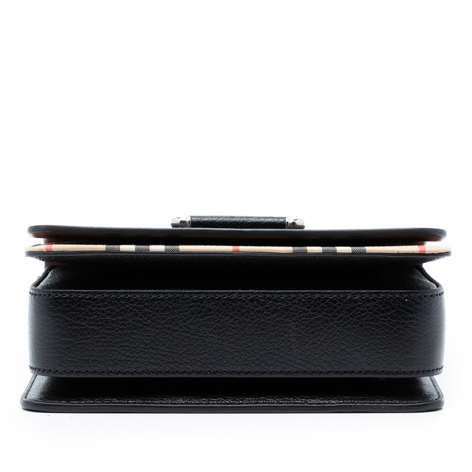 Burberry D-Ring Shoulder Bag Leather