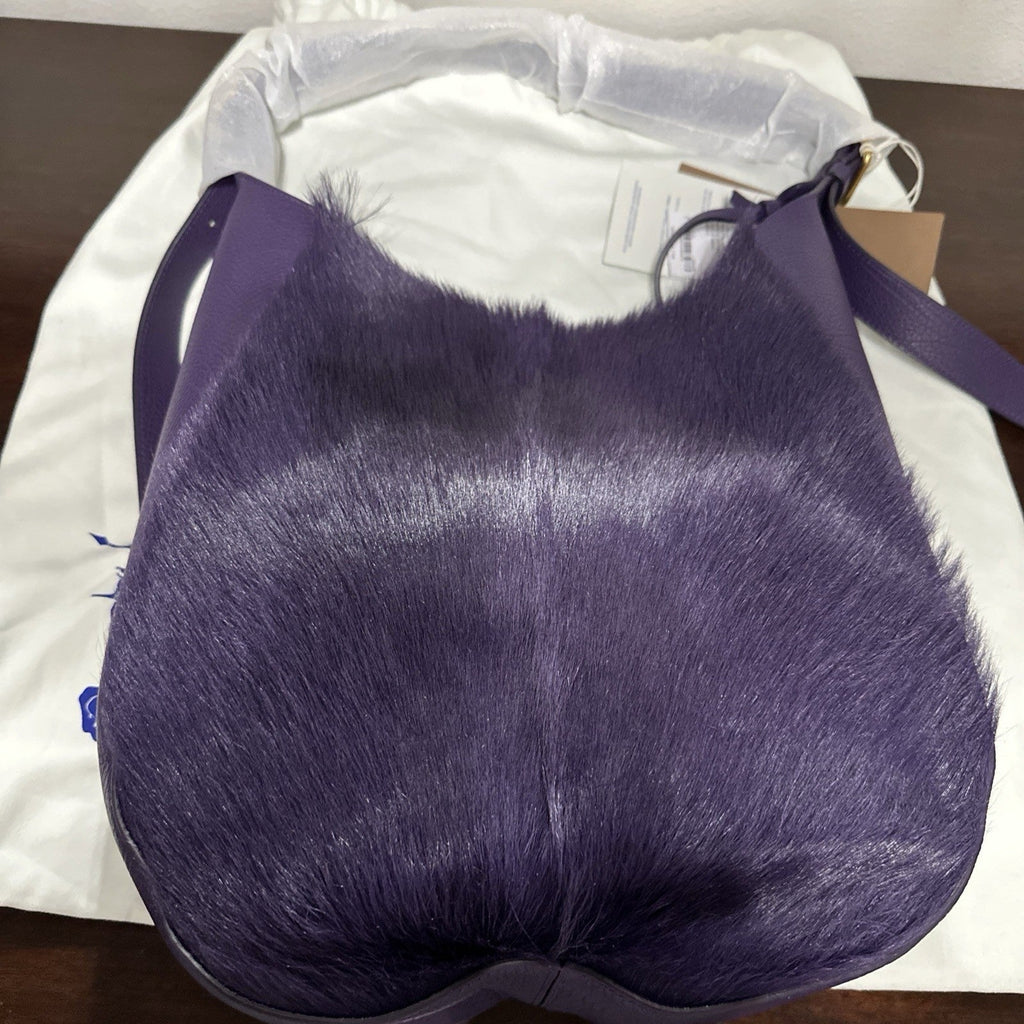 . New Burberry Women's Purple Cheess