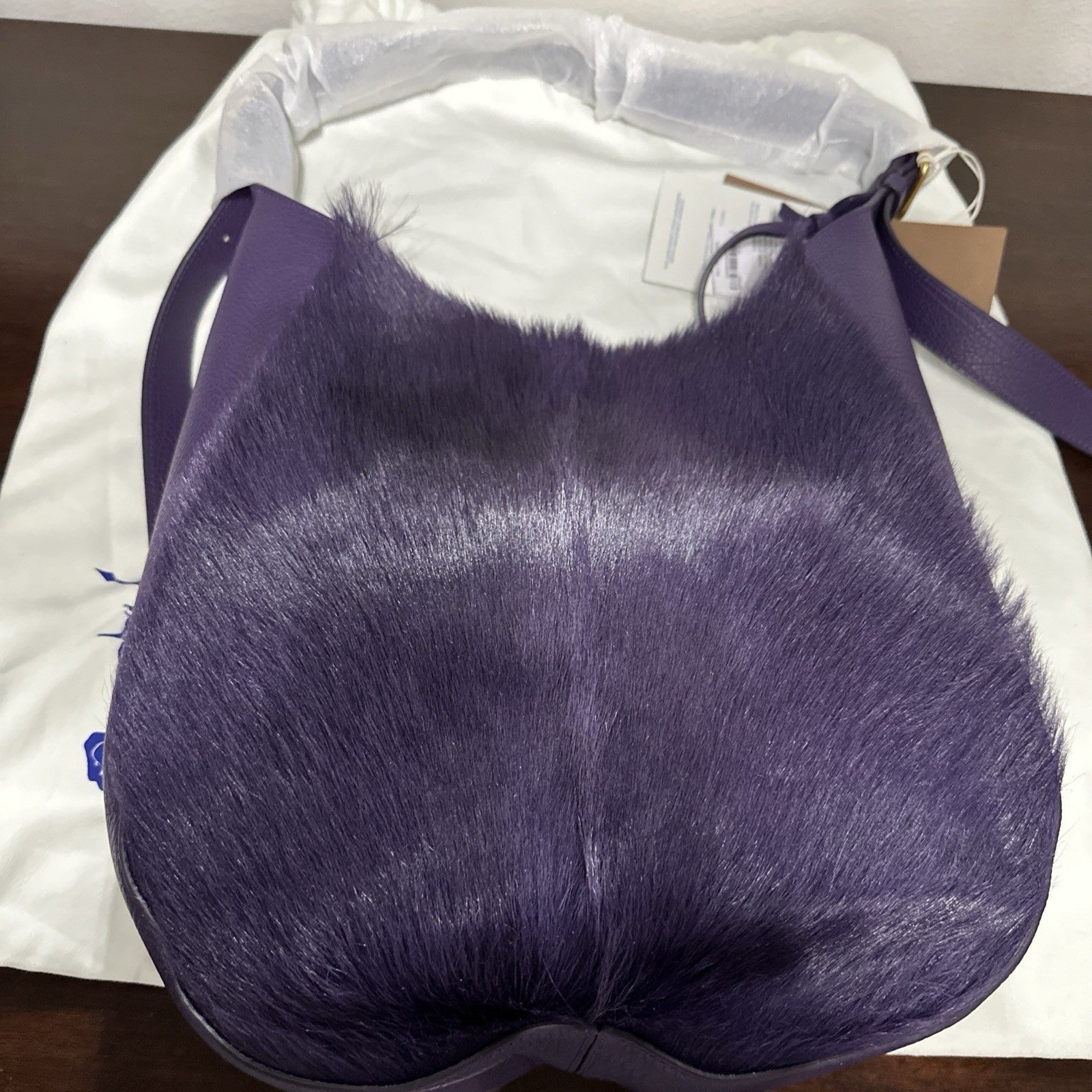 . New Burberry Women's Purple Cheess