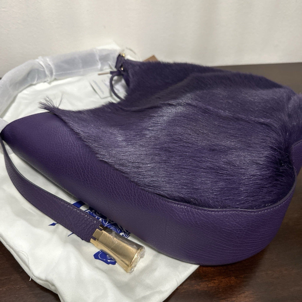. New Burberry Women's Purple Cheess