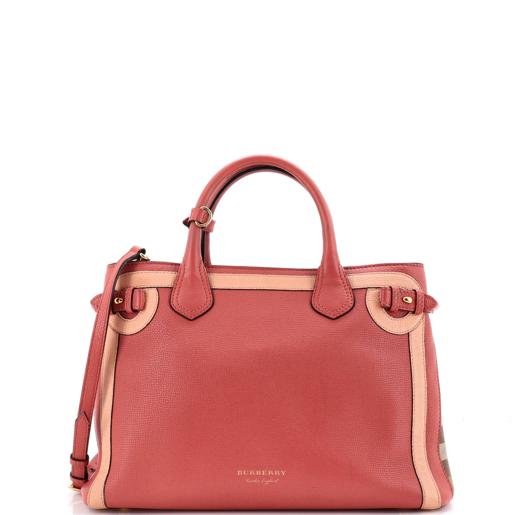 Burberry Banner Tote Leather And House