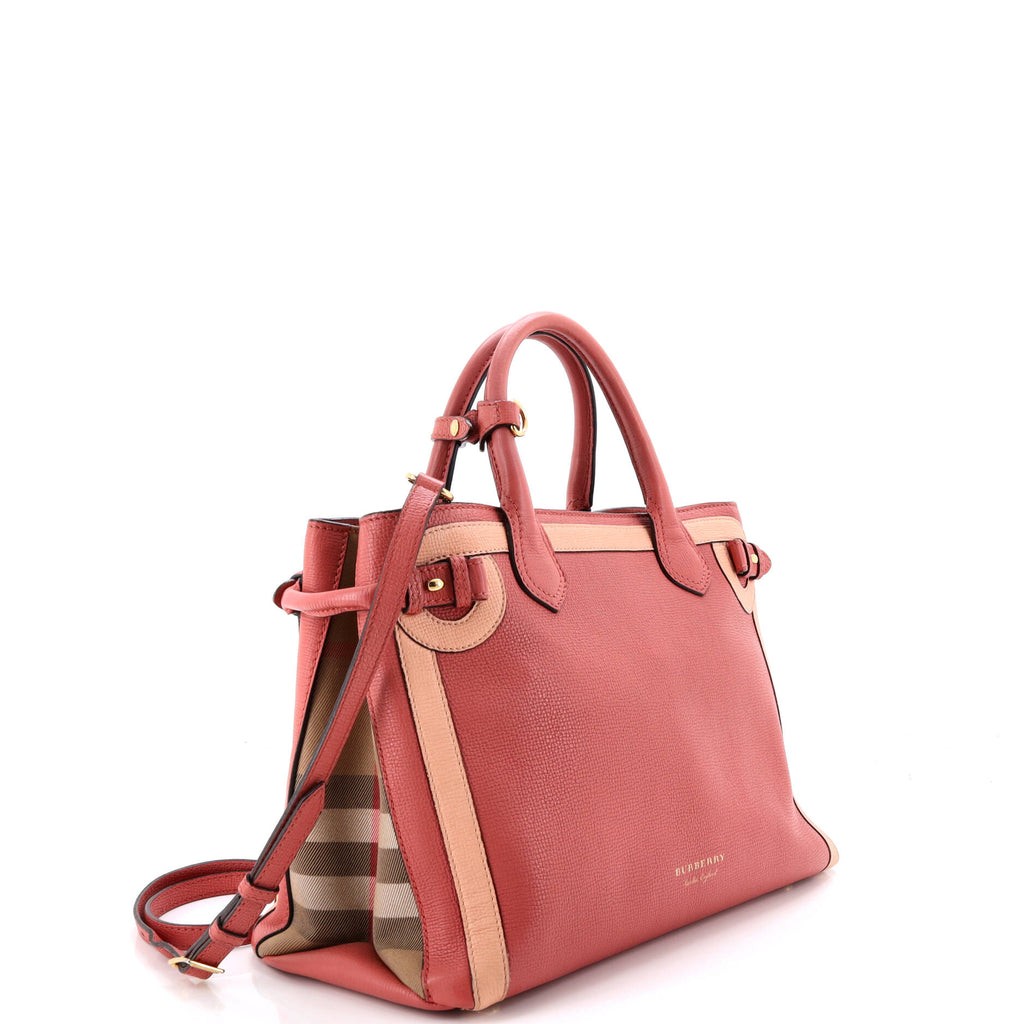Burberry Banner Tote Leather And House