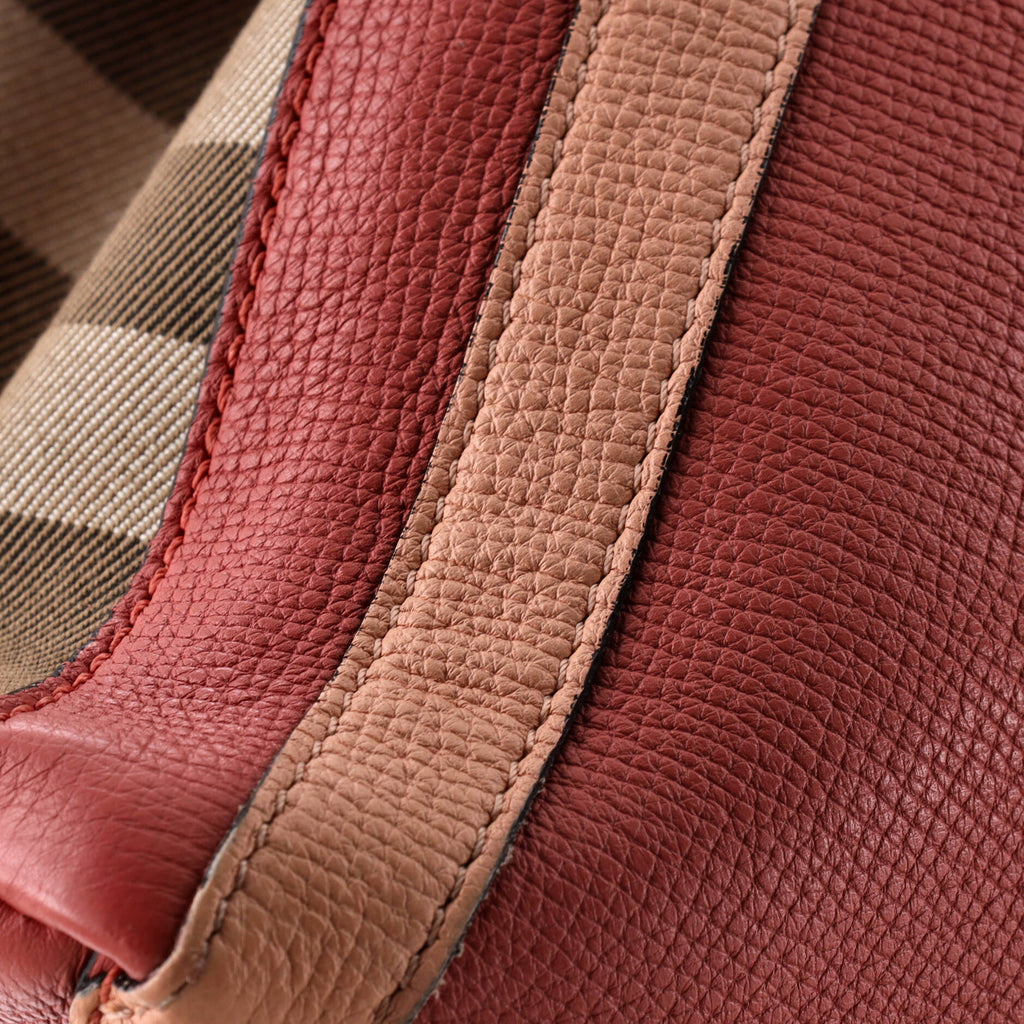 Burberry Banner Tote Leather And House