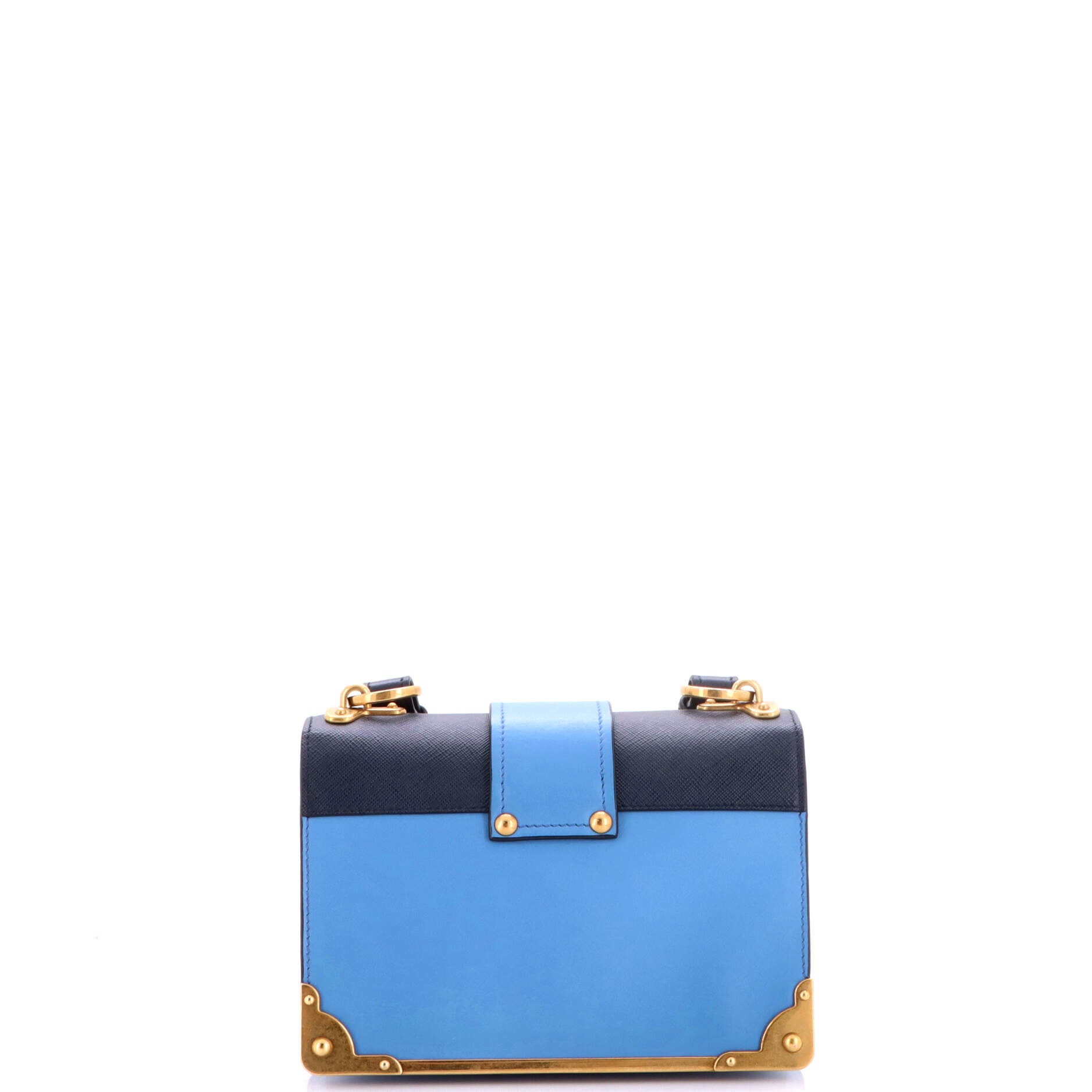 Prada Cahier Crossbody Bag Leather And
