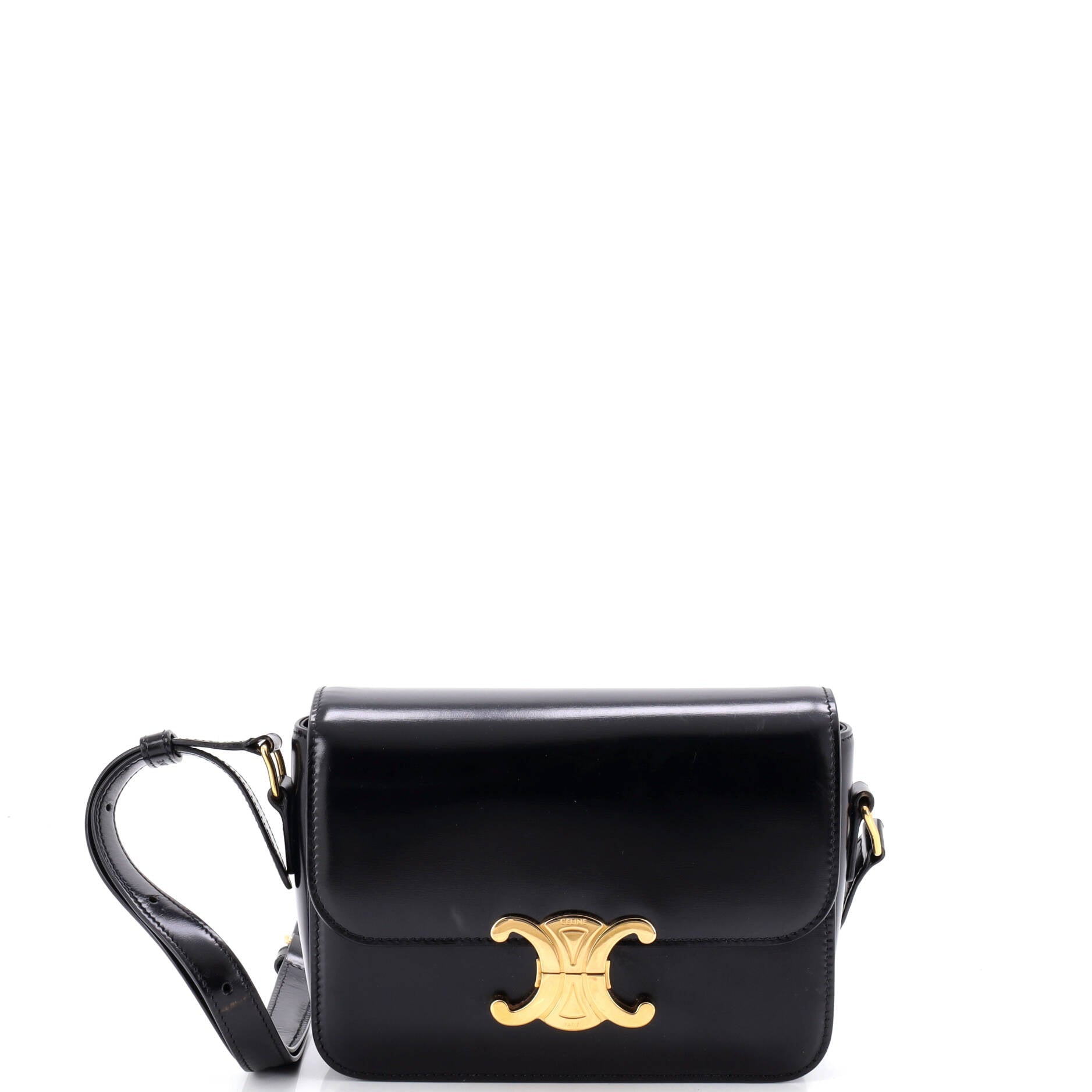 Celine Triomphe Shoulder Bag Smooth