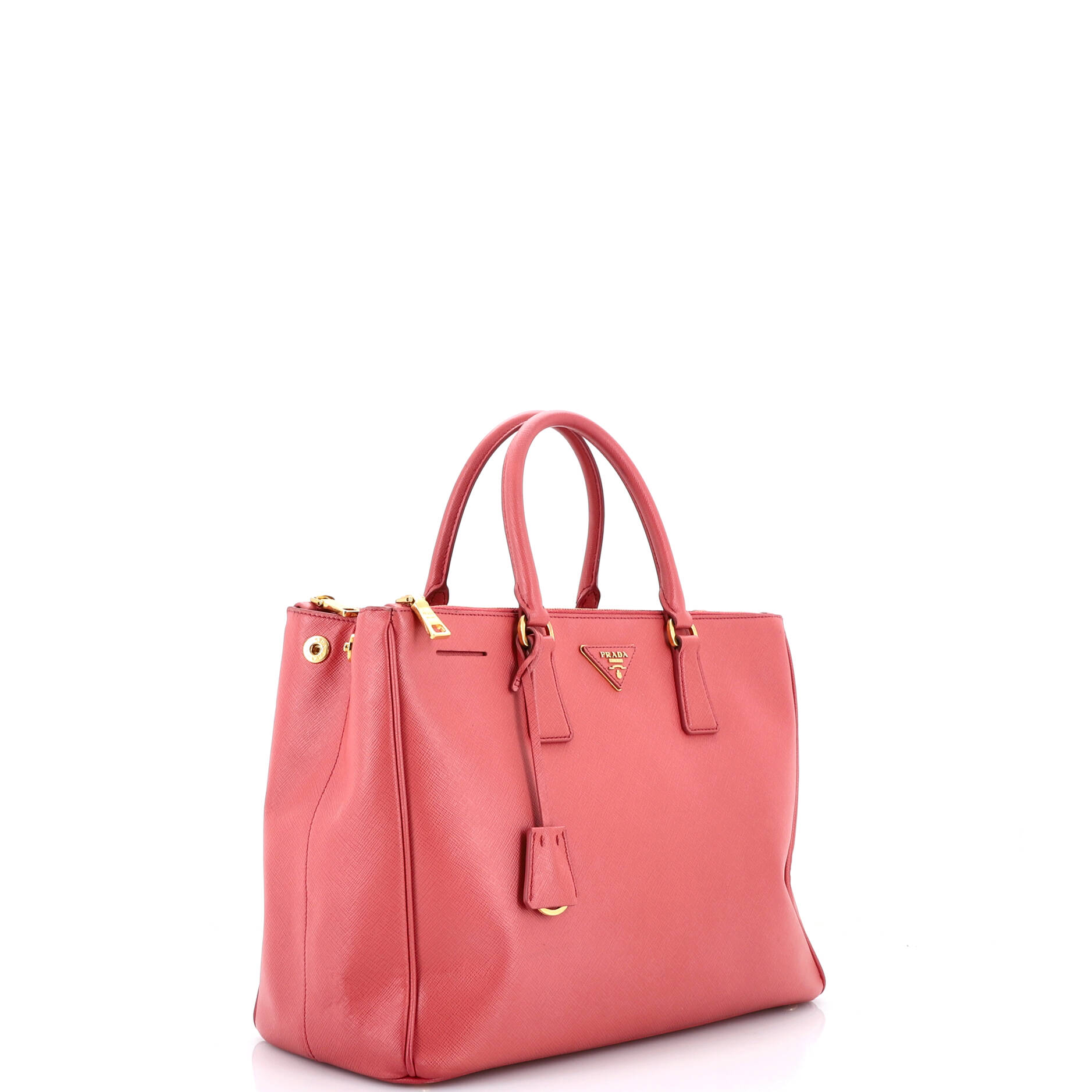 Prada Double Zip Lux Tote Saffiano
