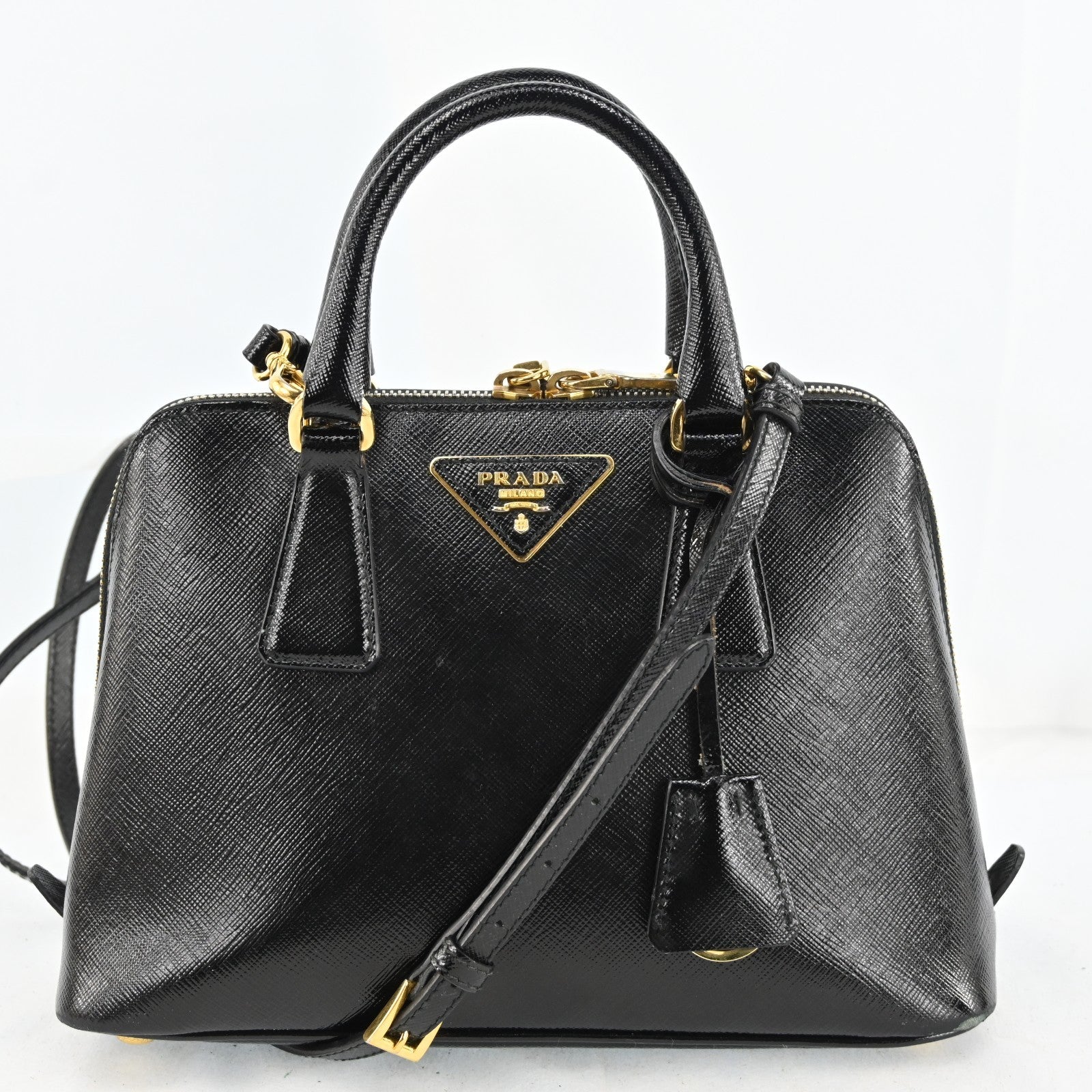Prada Logo 2Way Handbag Shoulder