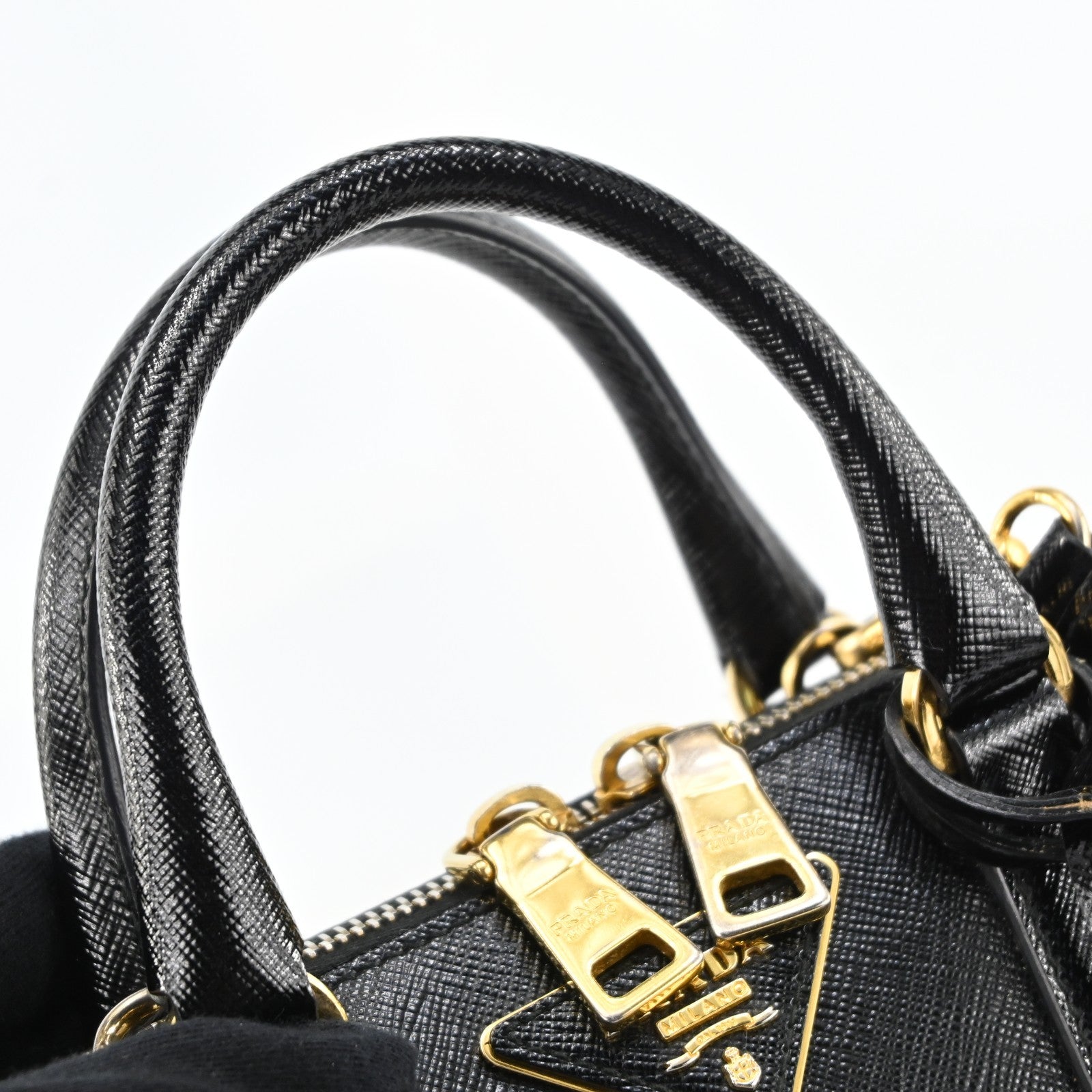 Prada Logo 2Way Handbag Shoulder