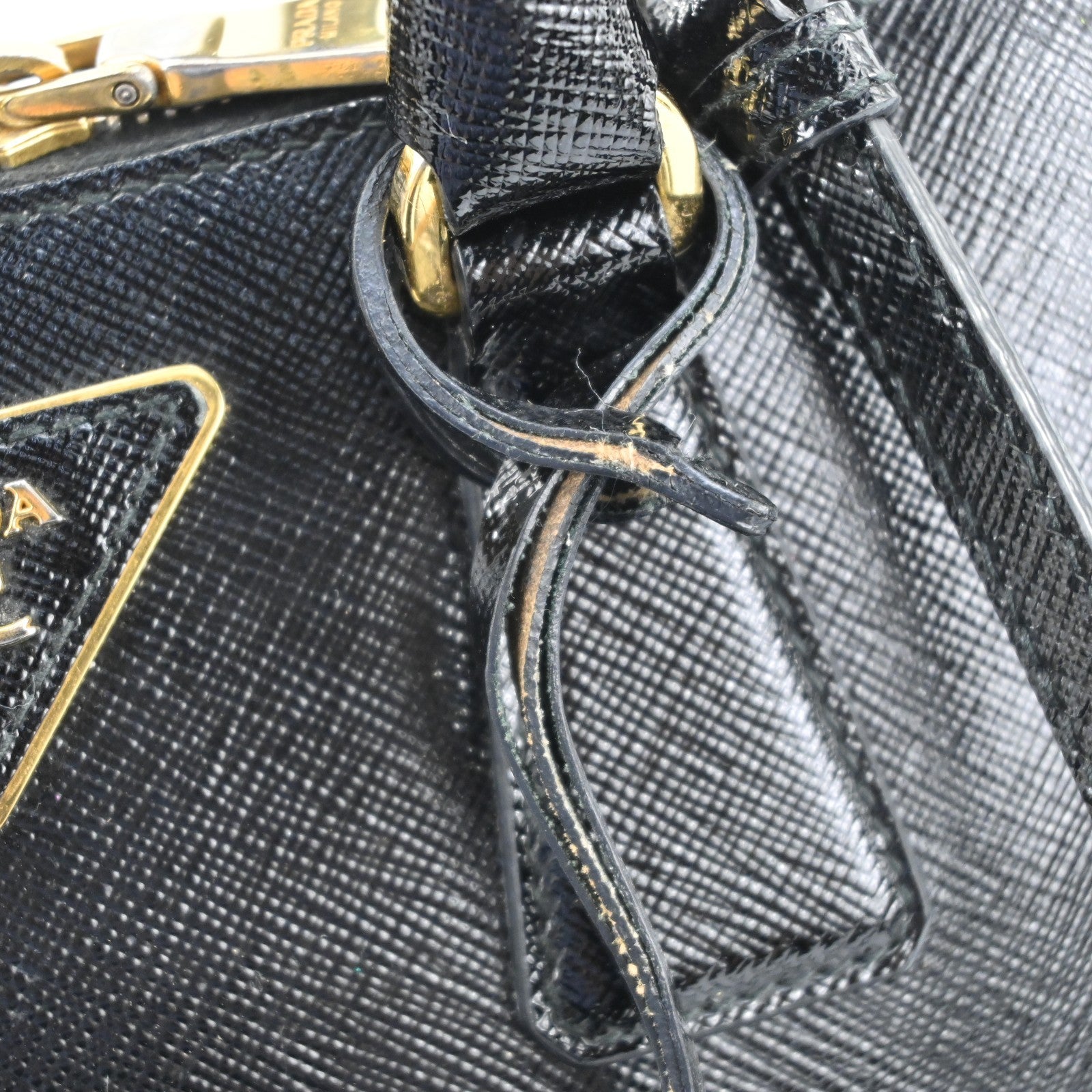 Prada Logo 2Way Handbag Shoulder