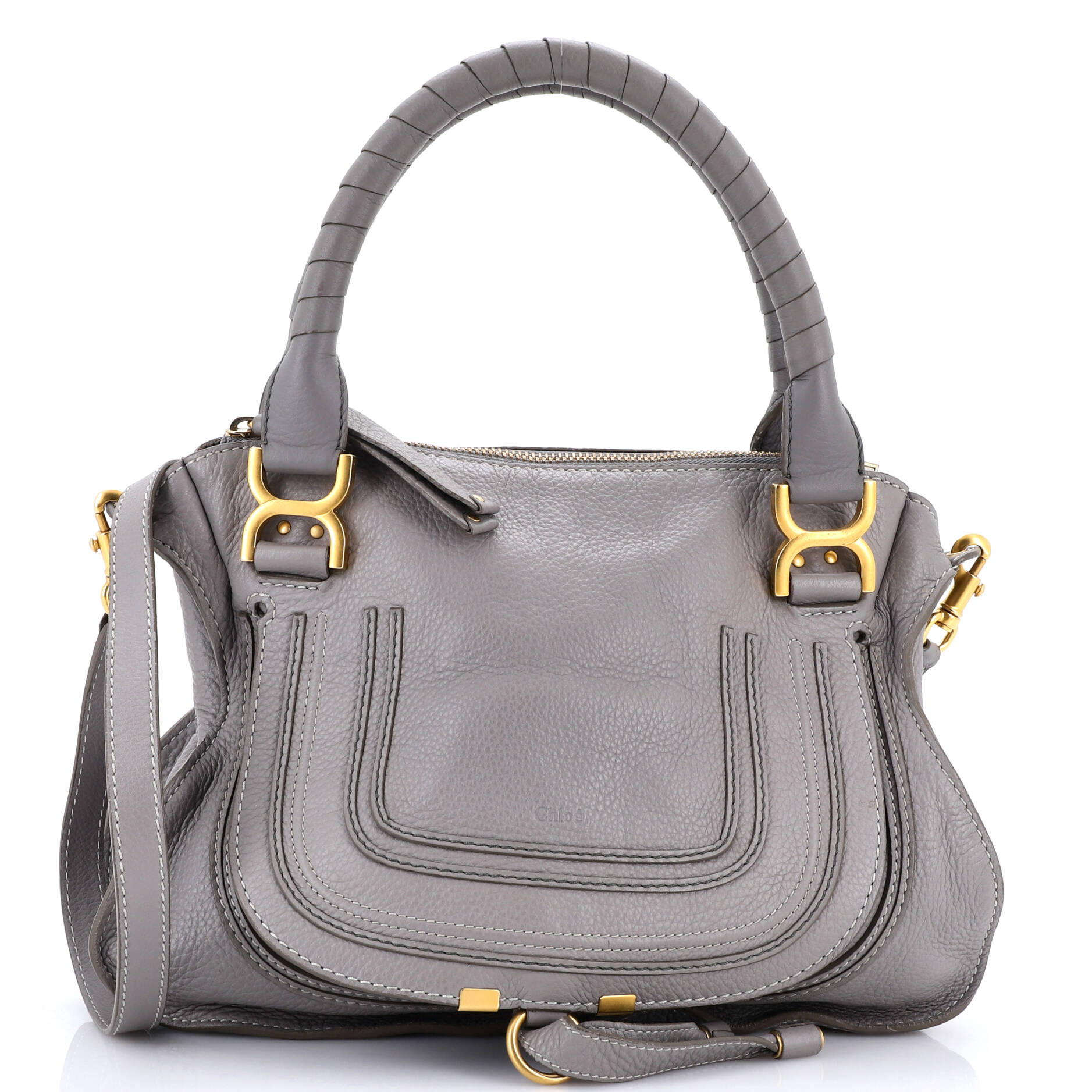 Chloe Marcie Satchel Leather Medium