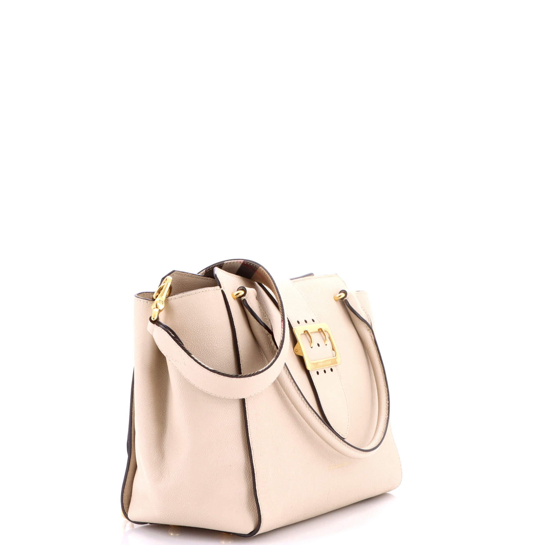 Burberry Buckle Tote Leather Medium