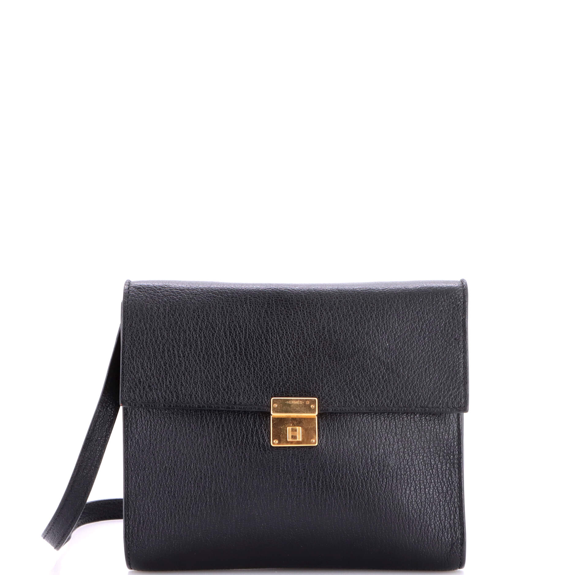 Hermes Clic Wallet On Strap Chevre