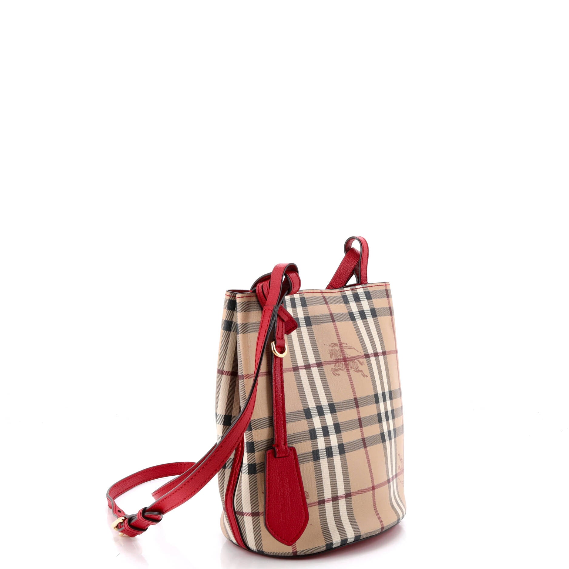 Burberry Lorne Bucket Bag Haymarket