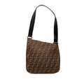 Fendi Vintage Shoulder Bag Zucca Canvas