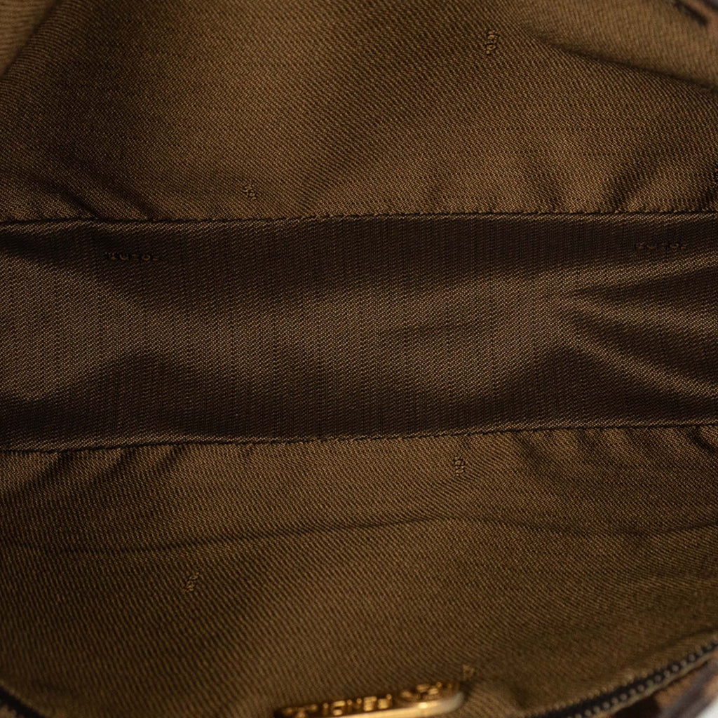 Fendi Vintage Shoulder Bag Zucca Canvas
