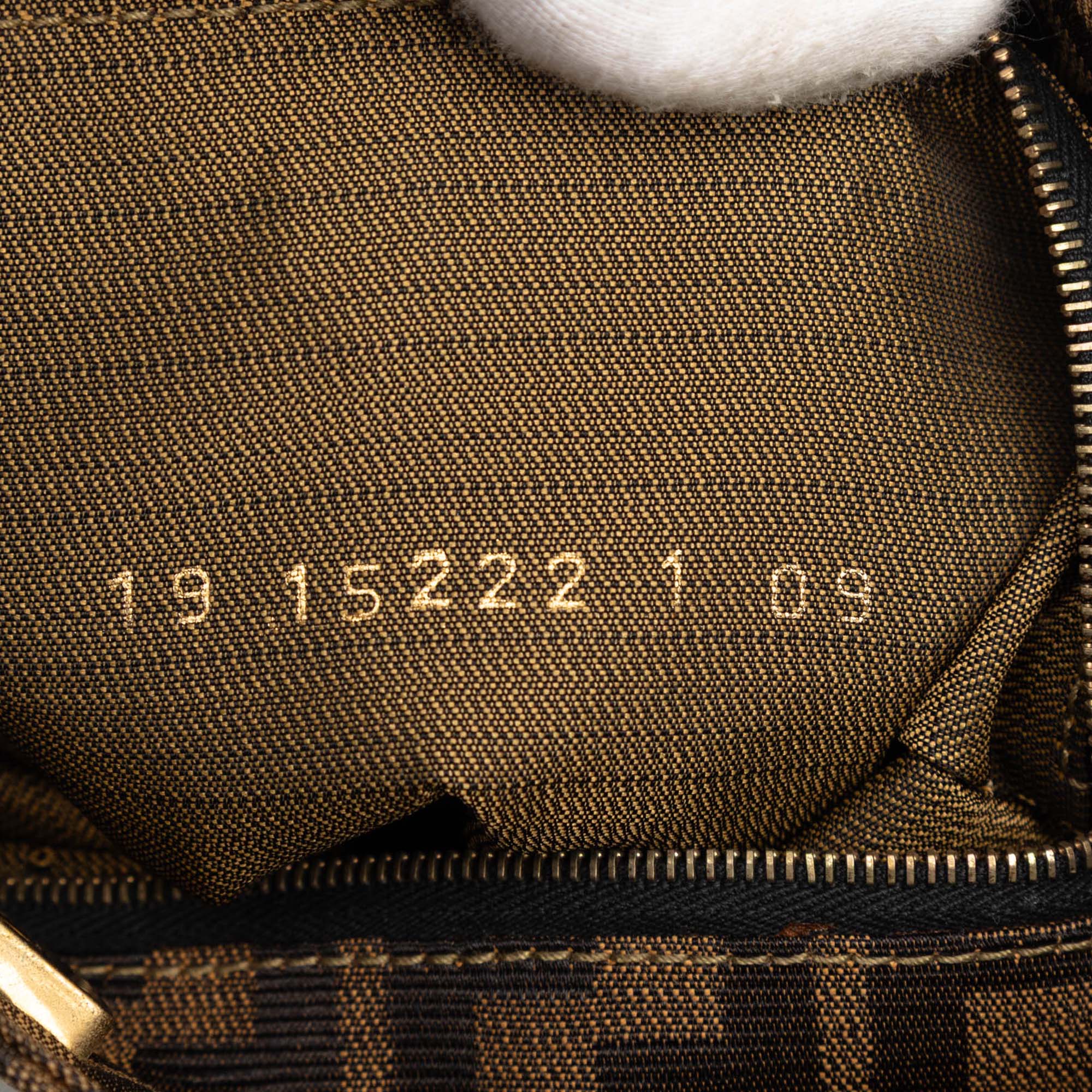 Fendi Vintage Shoulder Bag Zucca Canvas