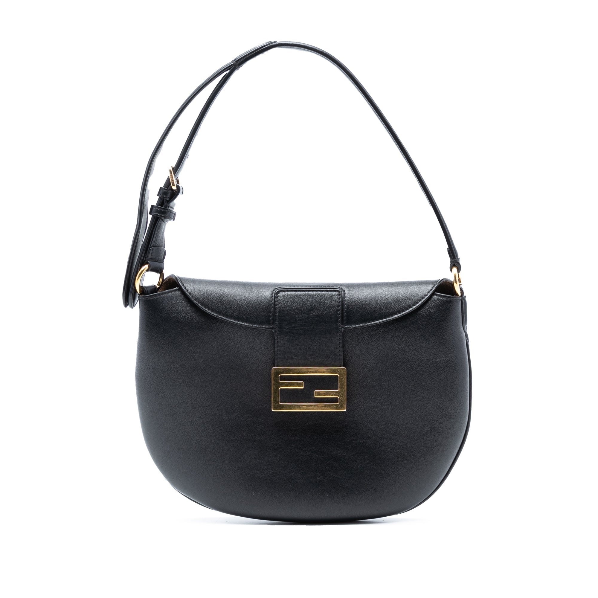 Fendi Croissant Hobo Leather Small